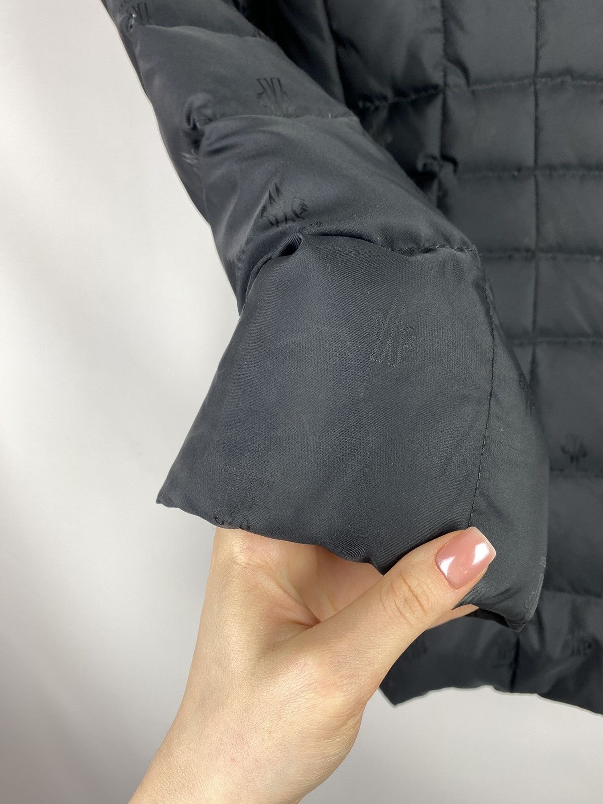 Moncler Moncler vintage multilogo monogram quilted down jacket Size S / US 4 / IT 40 - 13 Thumbnail