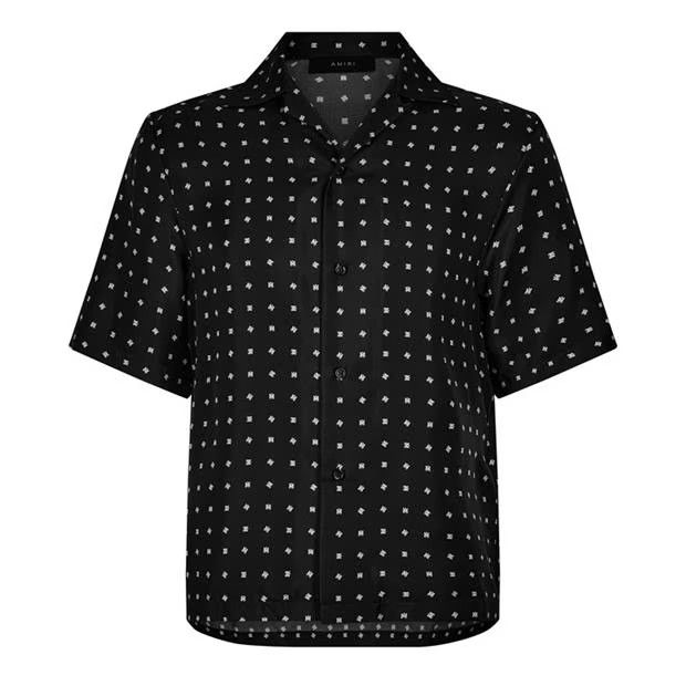 image of Amiri O1G2R1Mq0324 Shirt In Black, Men's (Size Medium)