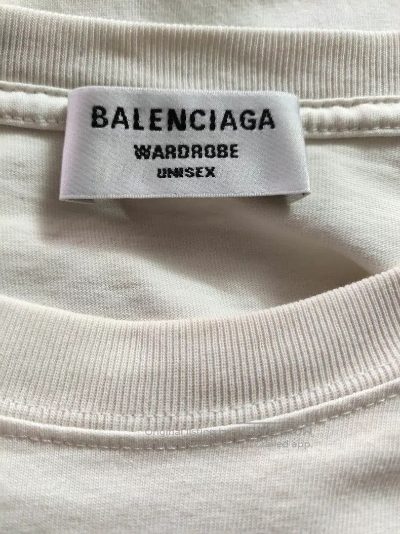 Balenciaga Balenciaga Lettering Print Round Neck Short Sleeve T-Shirt Size US S / EU 44-46 / 1 - 5 Thumbnail