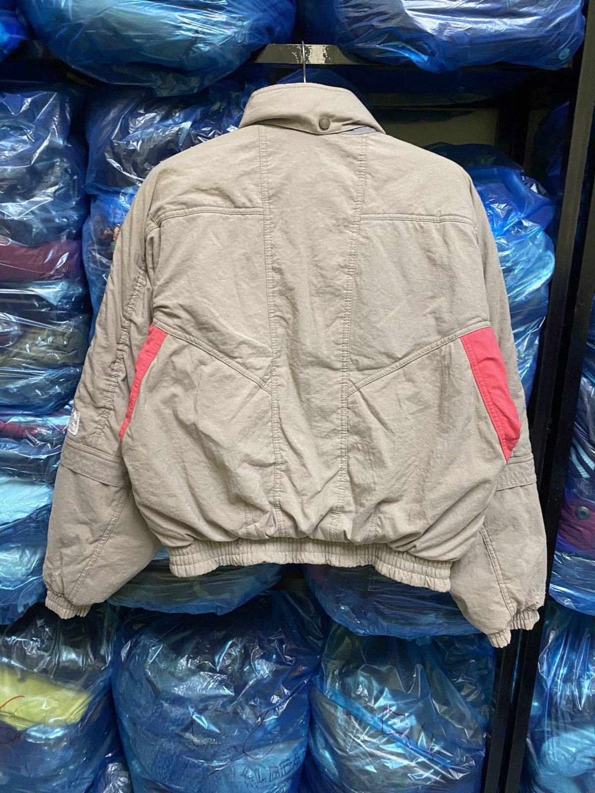 Ellesse Vintage 90s Japan Workwear Bomber Jacket Coral Accents Size US M / EU 48-50 / 2 - 11 Thumbnail