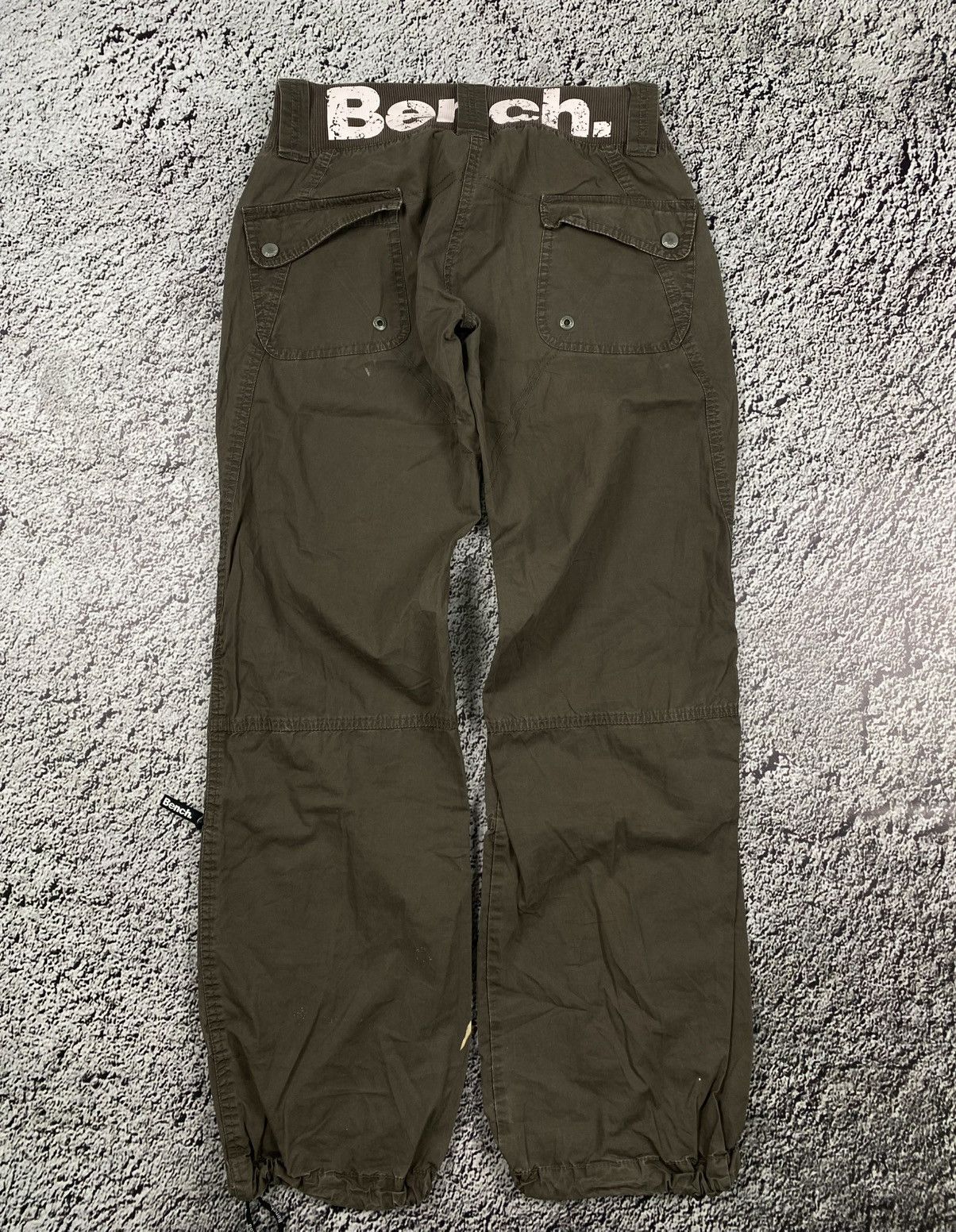 Vintage Vintage Y2K Bench cargo wide zip pockets low rise pants 00s Size 26" / US 2 / IT 38 - 6 Thumbnail