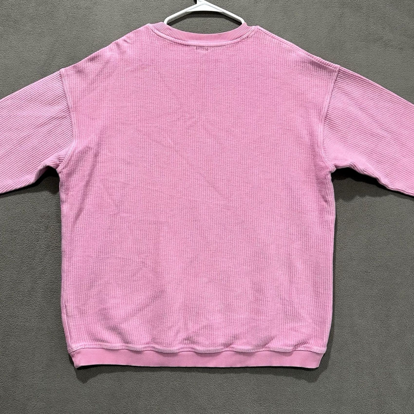 Vintage Aerie Sweater Womens XS Pink Ribbed Knit Oversized Pullover Crew Neck EUC Size XS / US 0-2 / IT 36-38 - 2 Thumbnail