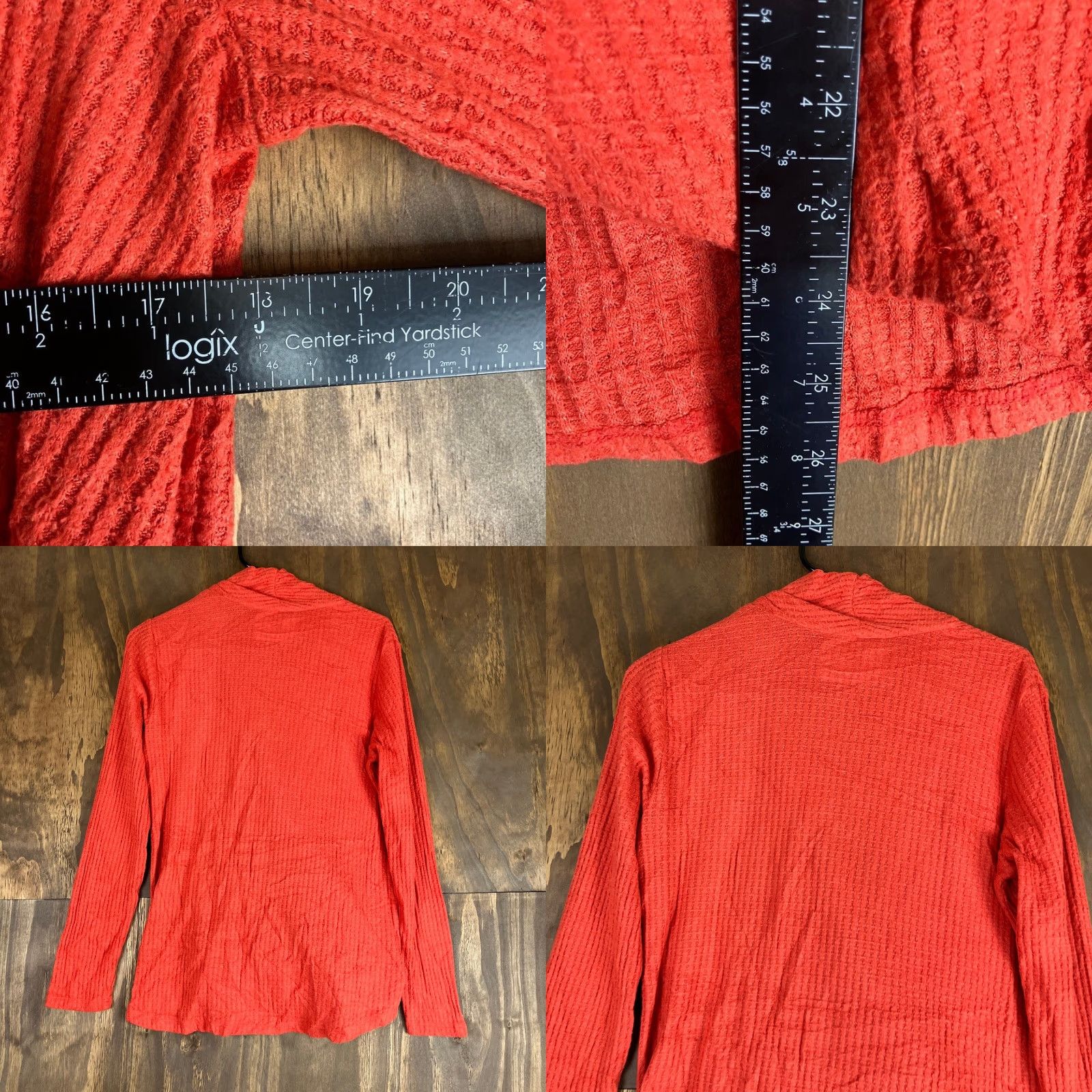 Anthropologie Anthropologie Sweater Akemi Kin Orange Woodruff Wrap Stretch M Woman Size M / US 6-8 / IT 42-44 - 8 Thumbnail
