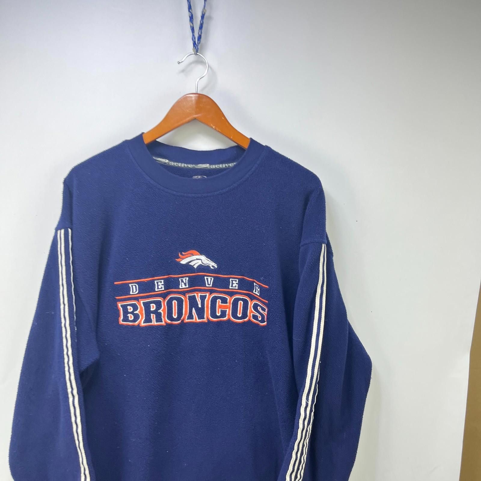 Other Vintage 90s Denver Broncos Fleece Sweater XL Size ONE SIZE - 2 Thumbnail