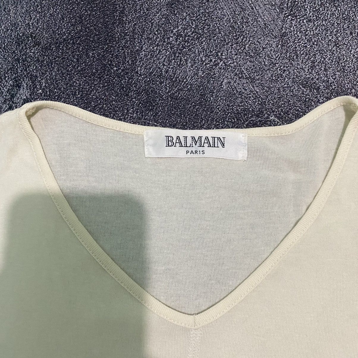 Balmain Vintage Balmain Paris Tee Size S / US 4 / IT 40 - 2 Thumbnail