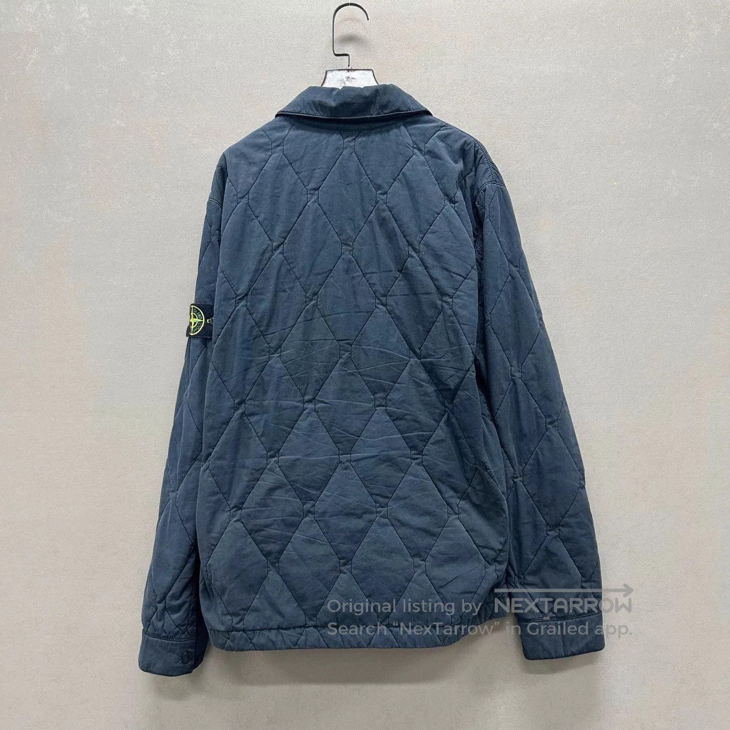 Stone Island Blue Quilted Button. Size US S / EU 44-46 / 1 - 2 Thumbnail