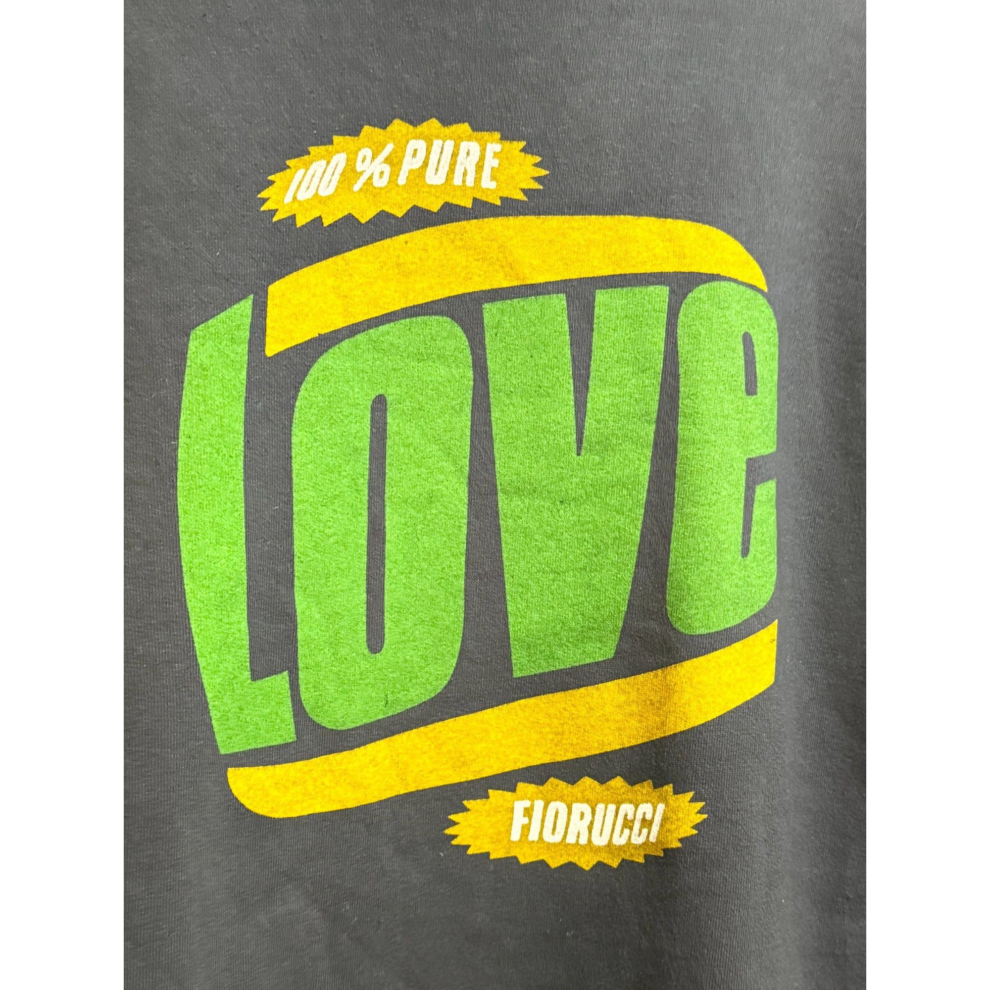 Fiorucci NWT Fiorucci 100% Pure Love Blue Sweatshirt Sweater Size XL Size XL / US 12-14 / IT 48-50 - 6 Thumbnail