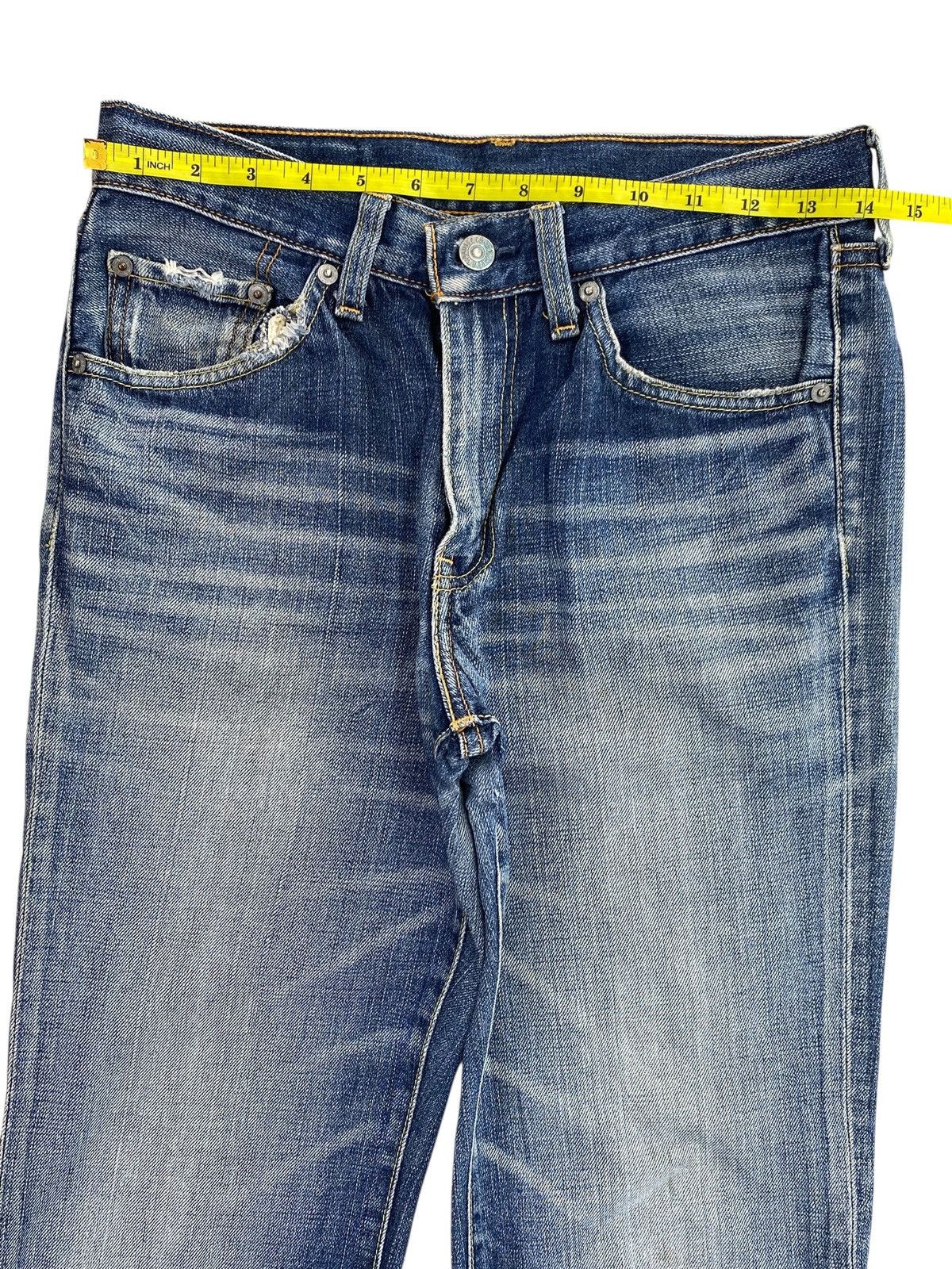 Levi's Levi’s Whiskers Faded Wash Style Loose Jeans Size US 29 - 9 Thumbnail