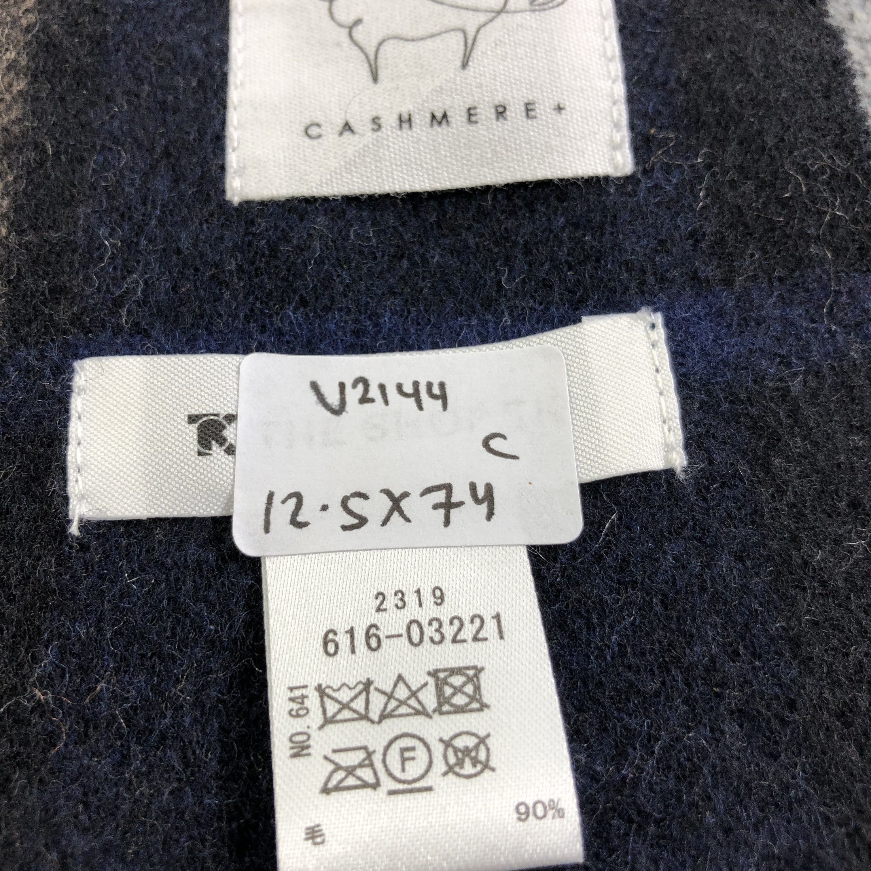 Takeo Kikuchi The Shop TK Cashmere Scarf Muffler Neckwear V2144 Size ONE SIZE - 6 Thumbnail