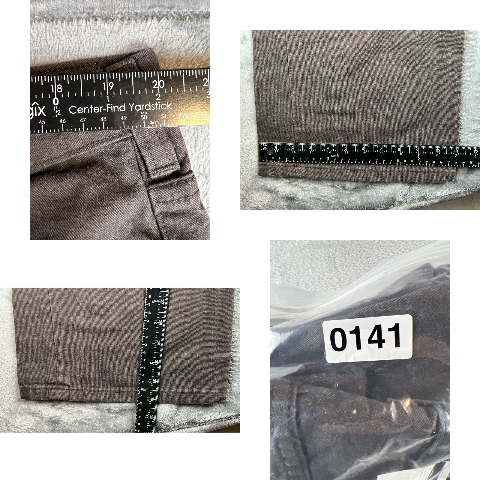 Liz Claiborne NWT Claiborne Denim Pants Mens 40x32 Black Straight Fit Skater 90s Vintage Gothic Hipster Casual Pants Mens Size US 40 / EU 56 - 9 Thumbnail