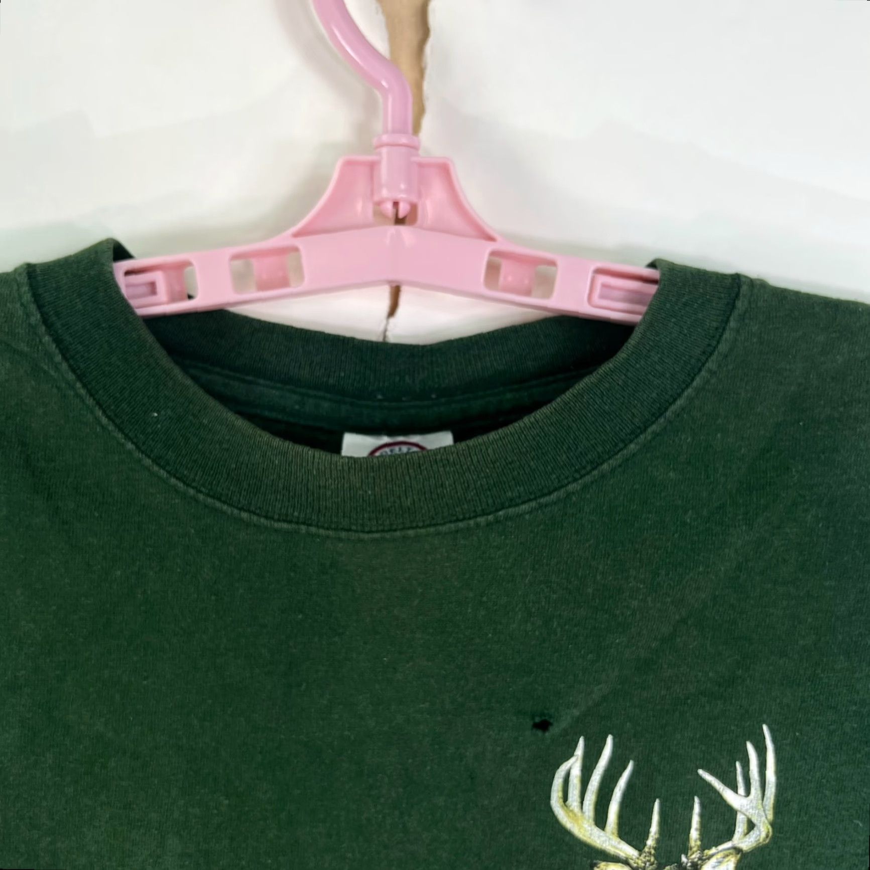 Vintage VINTAGE Buck Wear I Got A New Gun T Shirt Mens Size L Green 2 Sided Graphic Tee Size US L / EU 52-54 / 3 - 4 Thumbnail