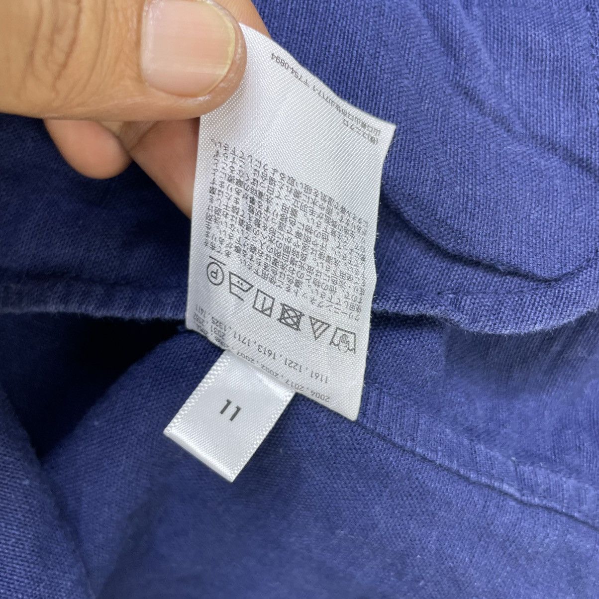 Indigo × Vintage Italian Designer Ines De La Fressance Indigo Jacket Size L / US 10 / IT 46 - 5 Thumbnail
