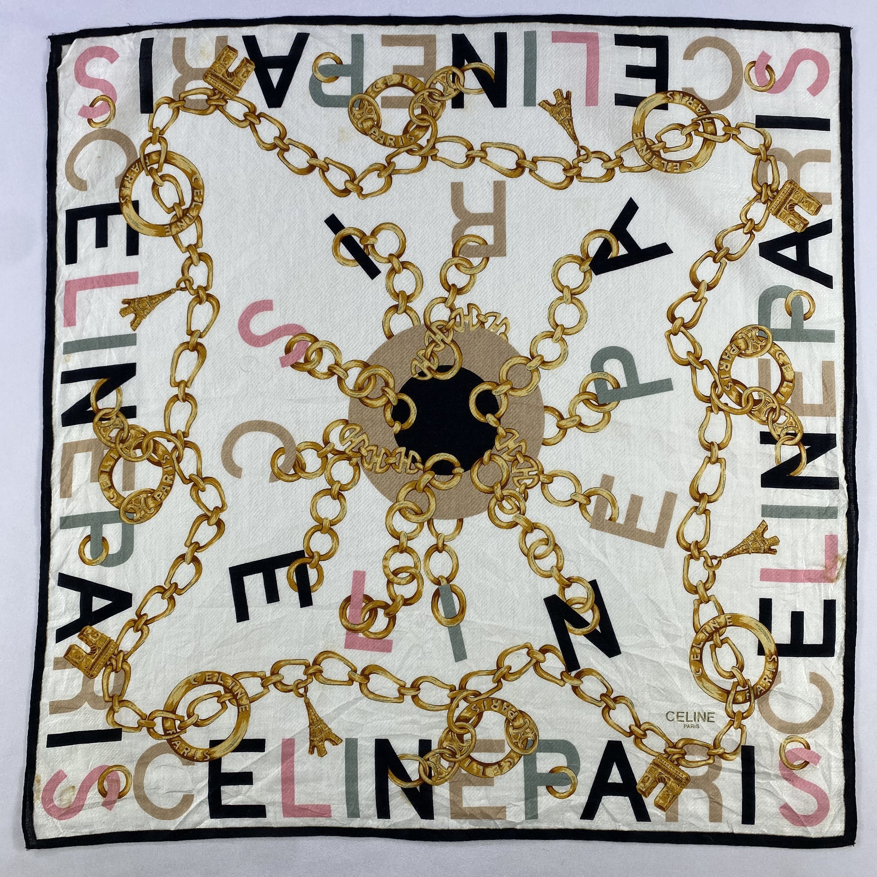 Celine × Vintage Celine Bandana/ Handkerchief / Neckerchief Size ONE SIZE - 1 Thumbnail