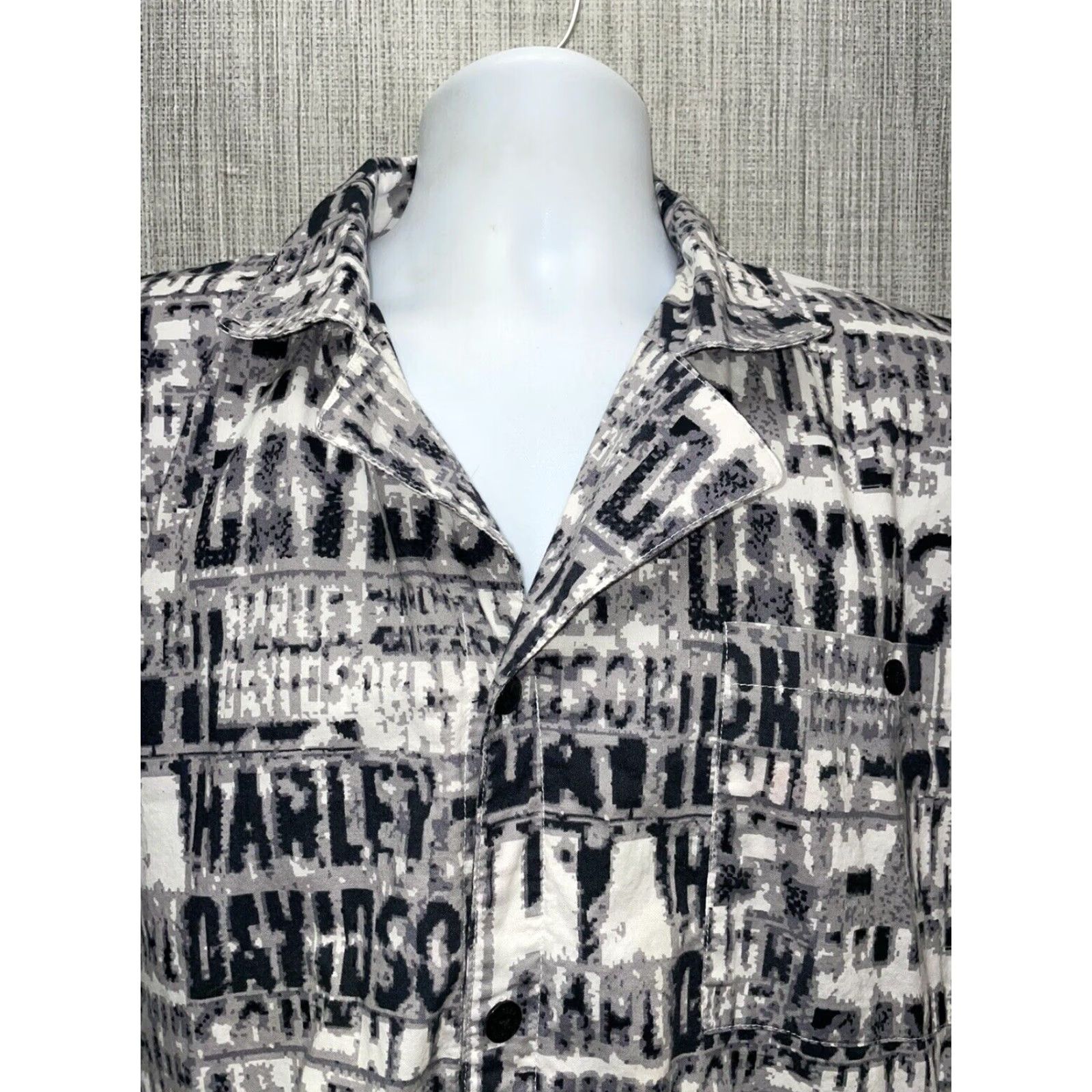 Harley Davidson Harley-Davidson Multicolored Button Down Shirt Mens Large Size US L / EU 52-54 / 3 - 2 Thumbnail
