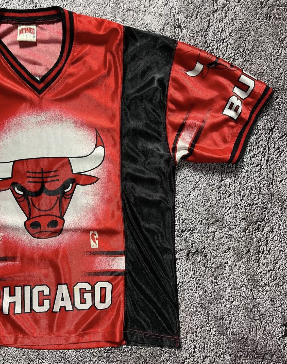 NBA × Vintage Vintage 90's Chincago Bulls NBA Shirt Nutmeg Size L Size US L / EU 52-54 / 3 - 4 Thumbnail