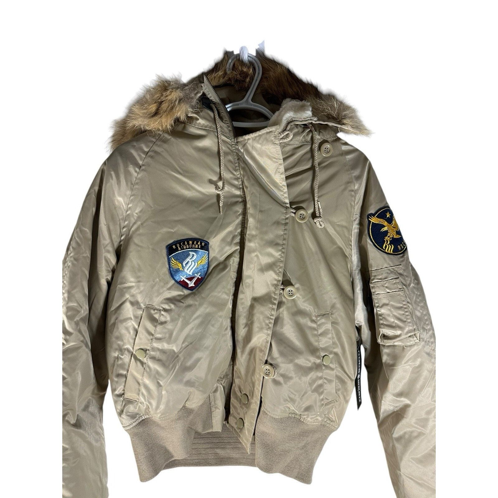 Rocawear Vintage Rocawear Airborne Bomber Jacket Y2K Very Rare 90’s 2 Size M / US 6-8 / IT 42-44 - 2 Thumbnail