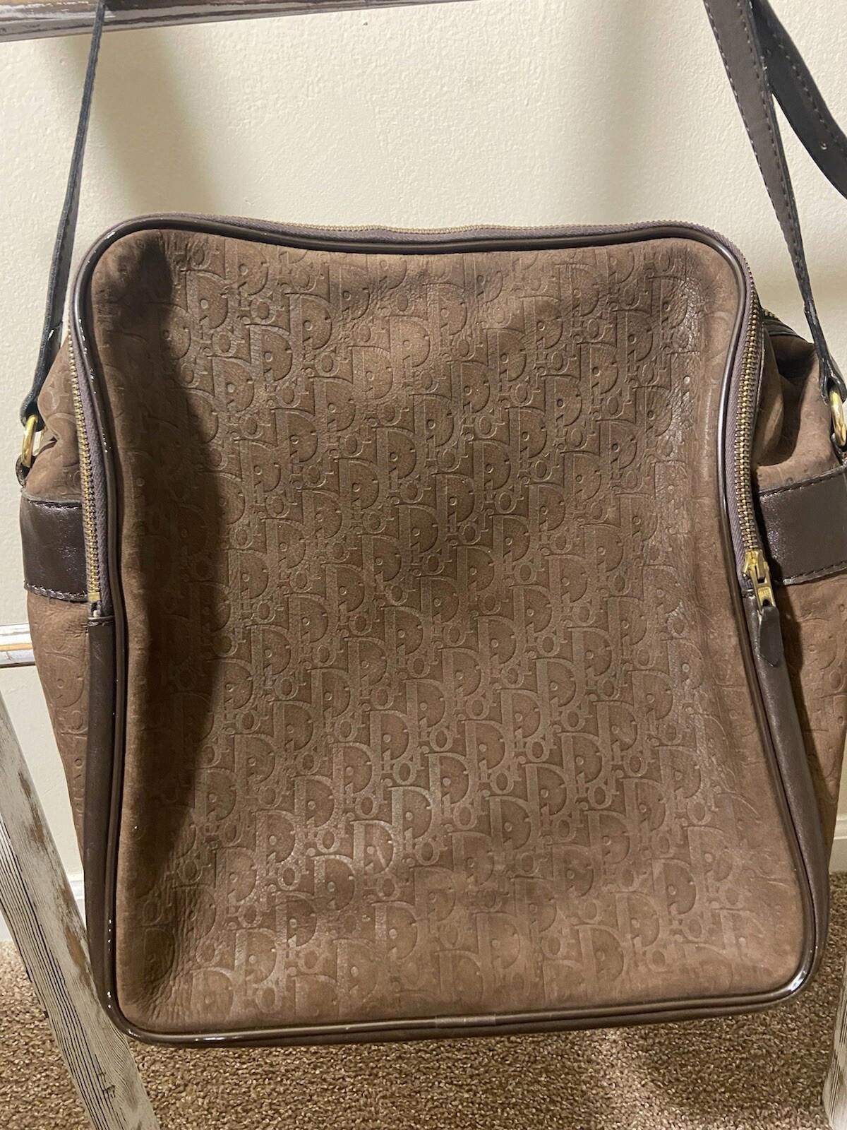 Dior Dior Trotter brown nubuck suede leather crossbody bag, good Size ONE SIZE - 2 Thumbnail