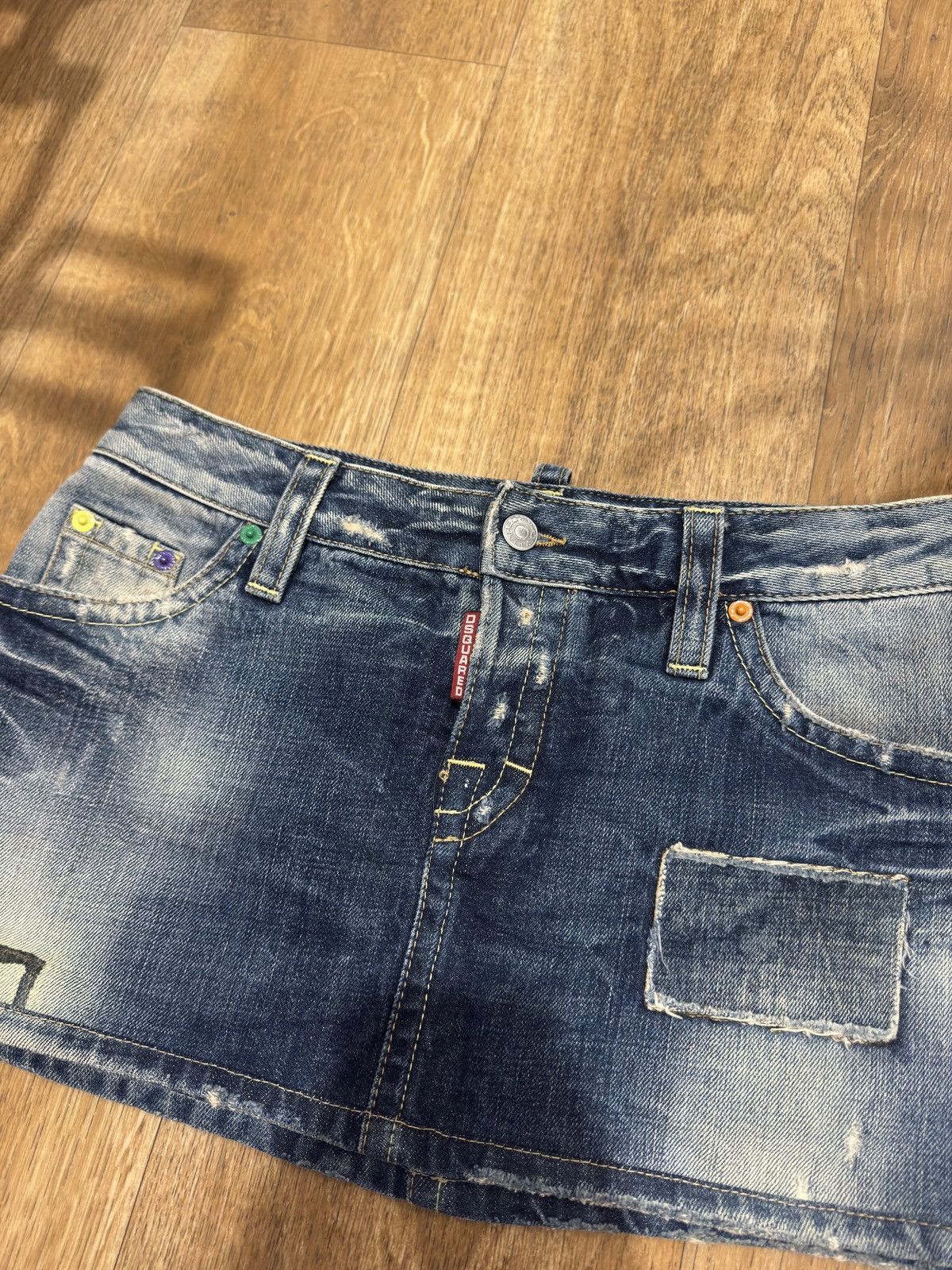 Dsquared2 VINTAGE DSQUARED MINI AVANT GARDE SKIRT Size 28" / US 6 / IT 42 - 4 Thumbnail