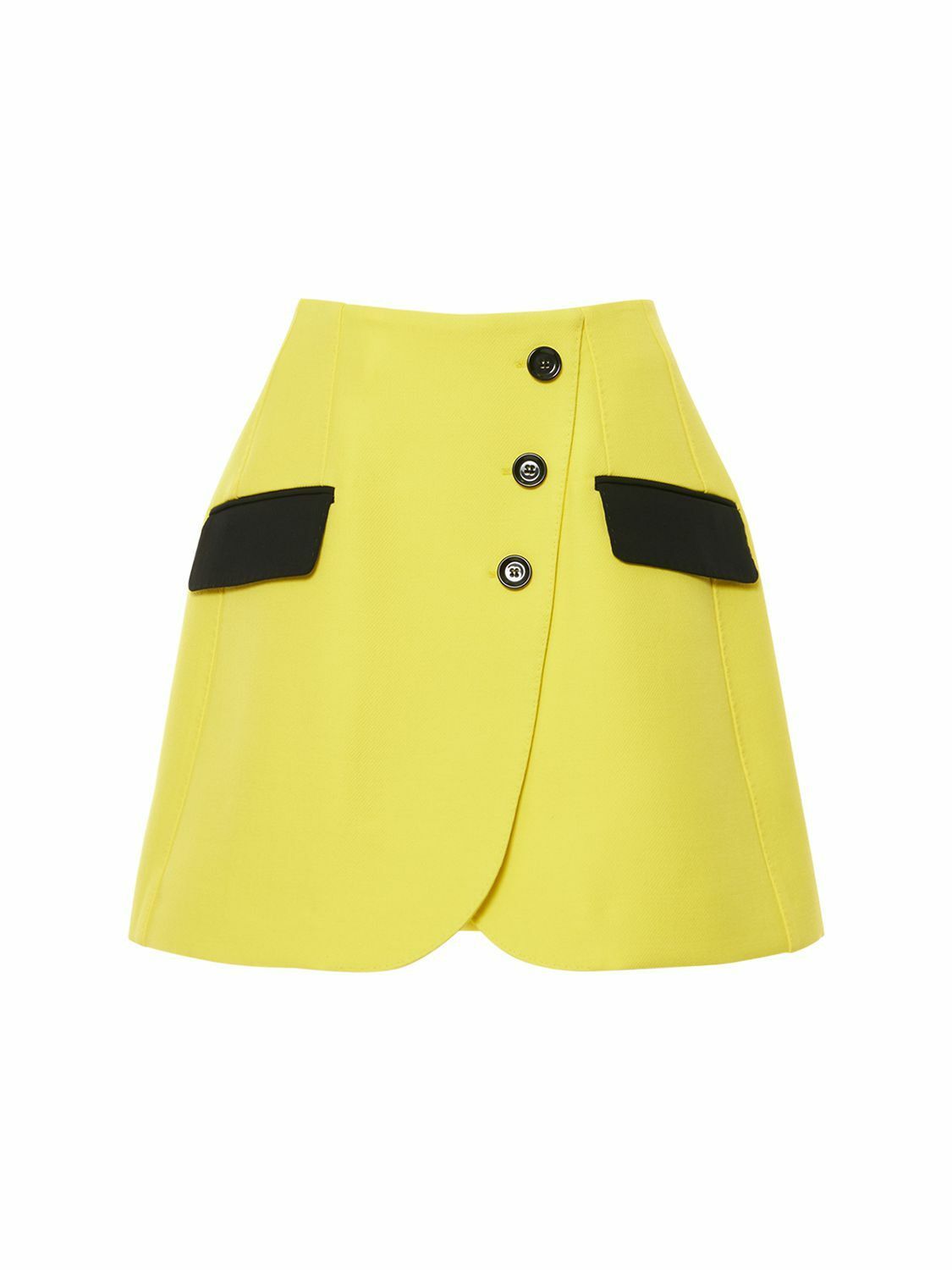 Dolce & Gabbana o1y0925 Mini Skirt in Yellow Size 28" / US 6 / IT 42 - 1 Thumbnail
