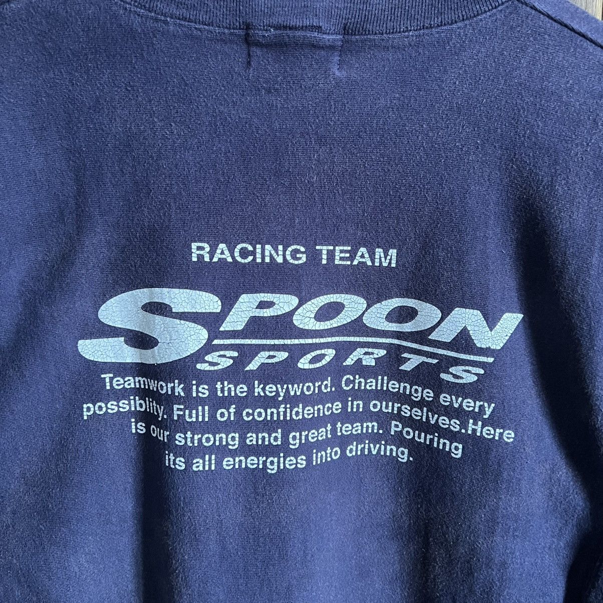 Honda × Vintage Vintage 90’s Spoon Sports Racing Team Crewneck Size US L / EU 52-54 / 3 - 3 Thumbnail