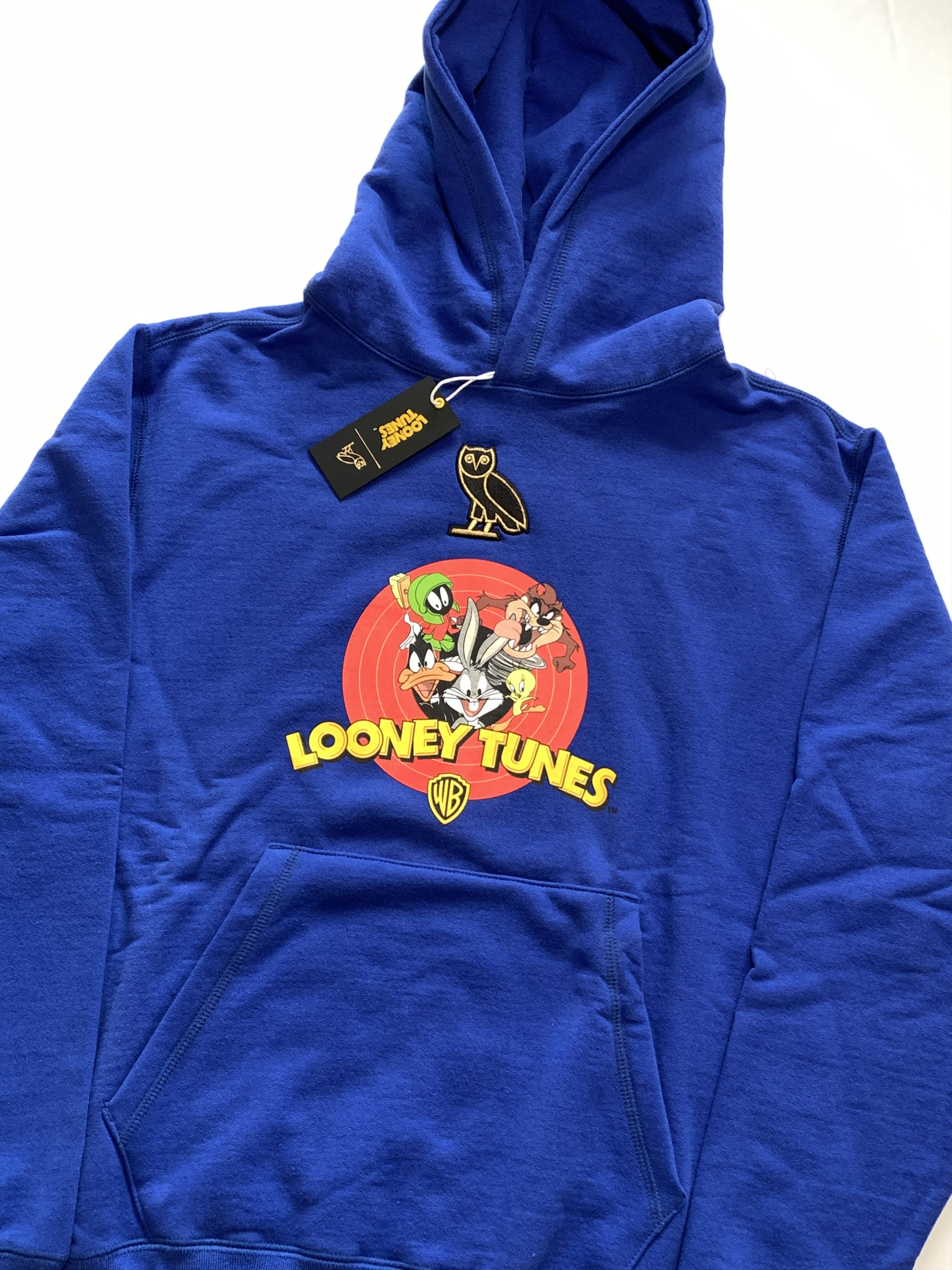 Drake OVO x Looney Tunes Classic Owl Hoodie Blue Size US M / EU 48-50 / 2 - 2 Thumbnail