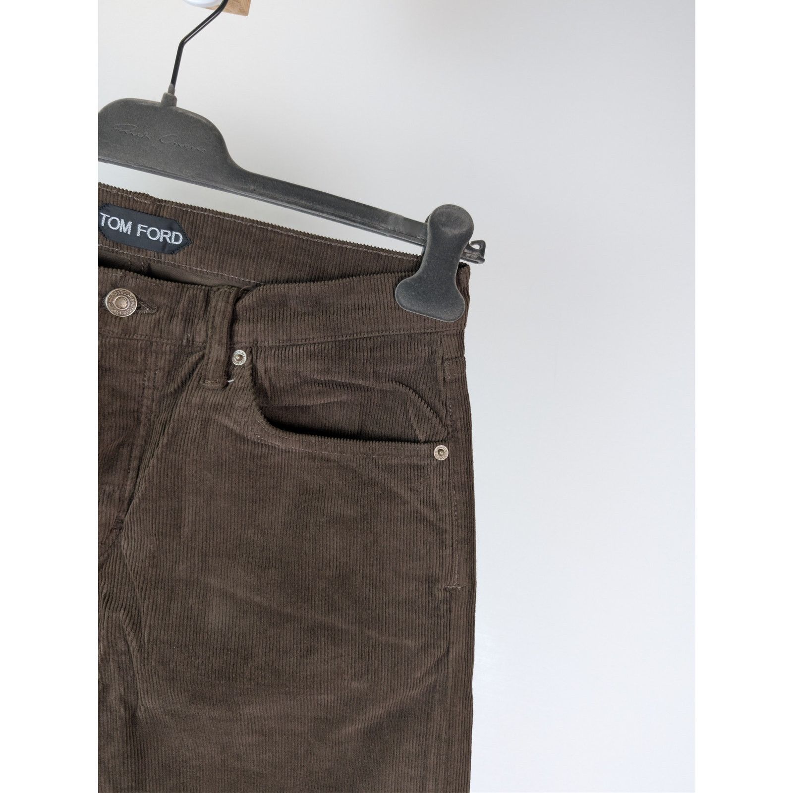 Tom Ford o1rshd1 Slim Fit Denim Jeans in Charcoal Size US 32 / EU 48 - 5 Thumbnail
