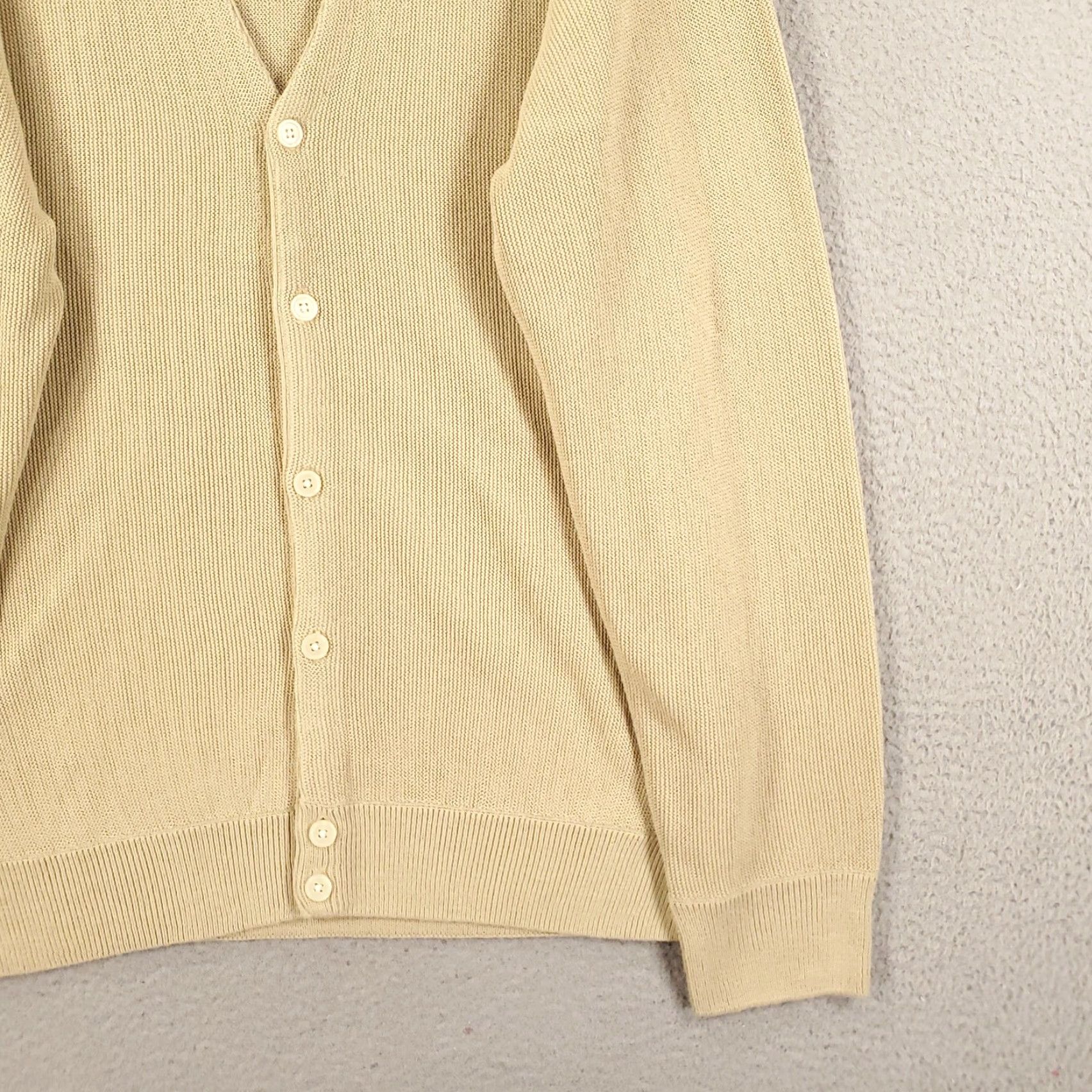 Dockers New DOCKERS Cardigan Mens XXL Chino Tan Grandpa Knit Button Up Sweater NWT Size US XXL / EU 58 / 5 - 4 Thumbnail