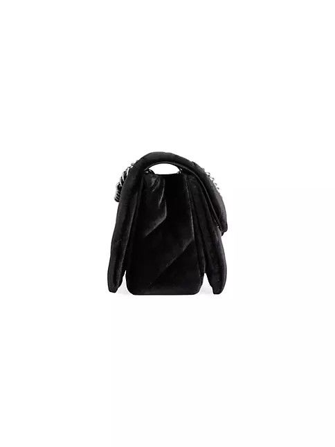 o1in1g0724 Size : OS / Crush Chain Bag Quilted Velvet