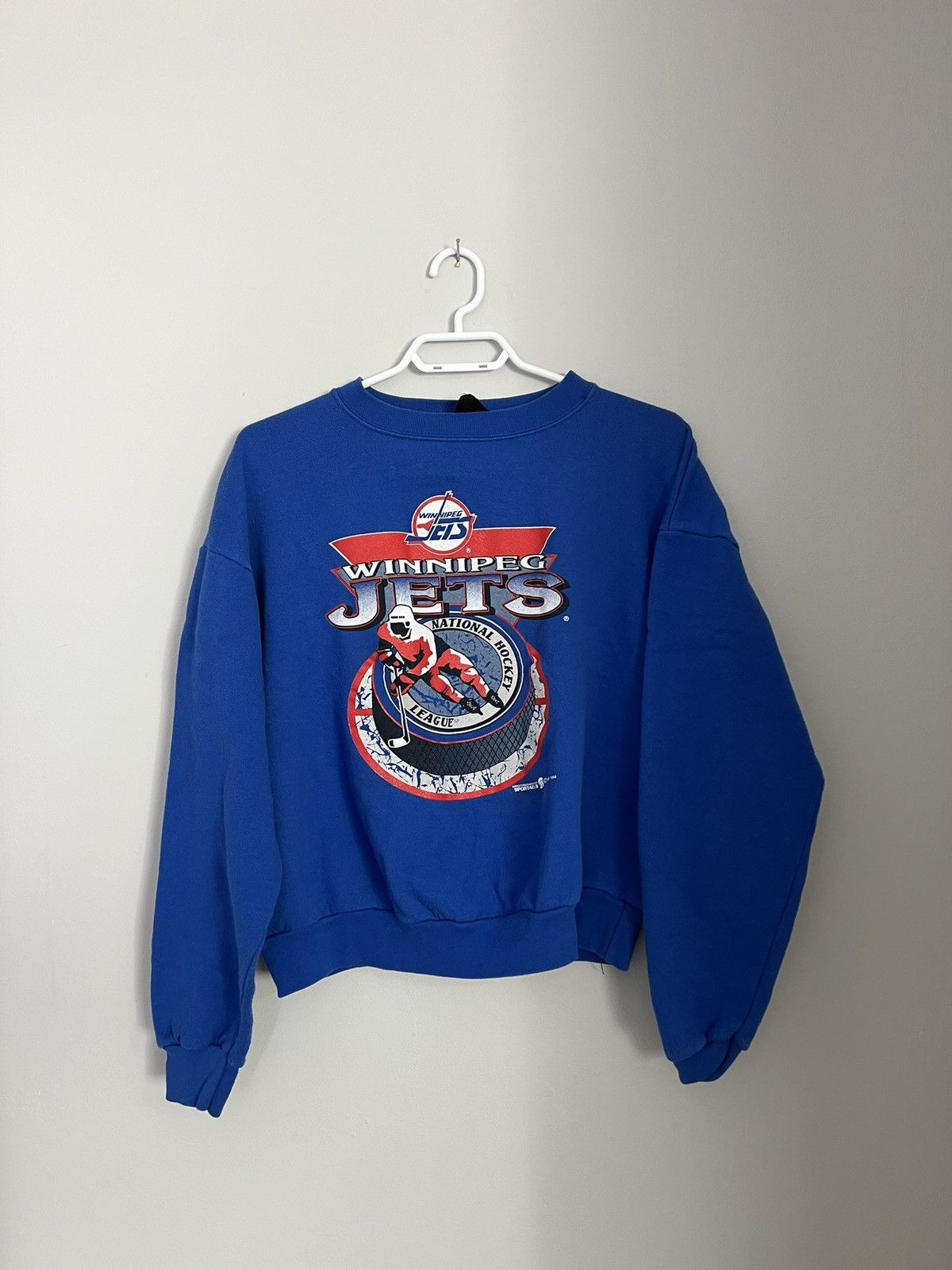 NHL × Vintage Vintage 1994 NHL Winnipeg Jets Sweatshirt Crew Neck Size US M / EU 48-50 / 2 - 1 Thumbnail
