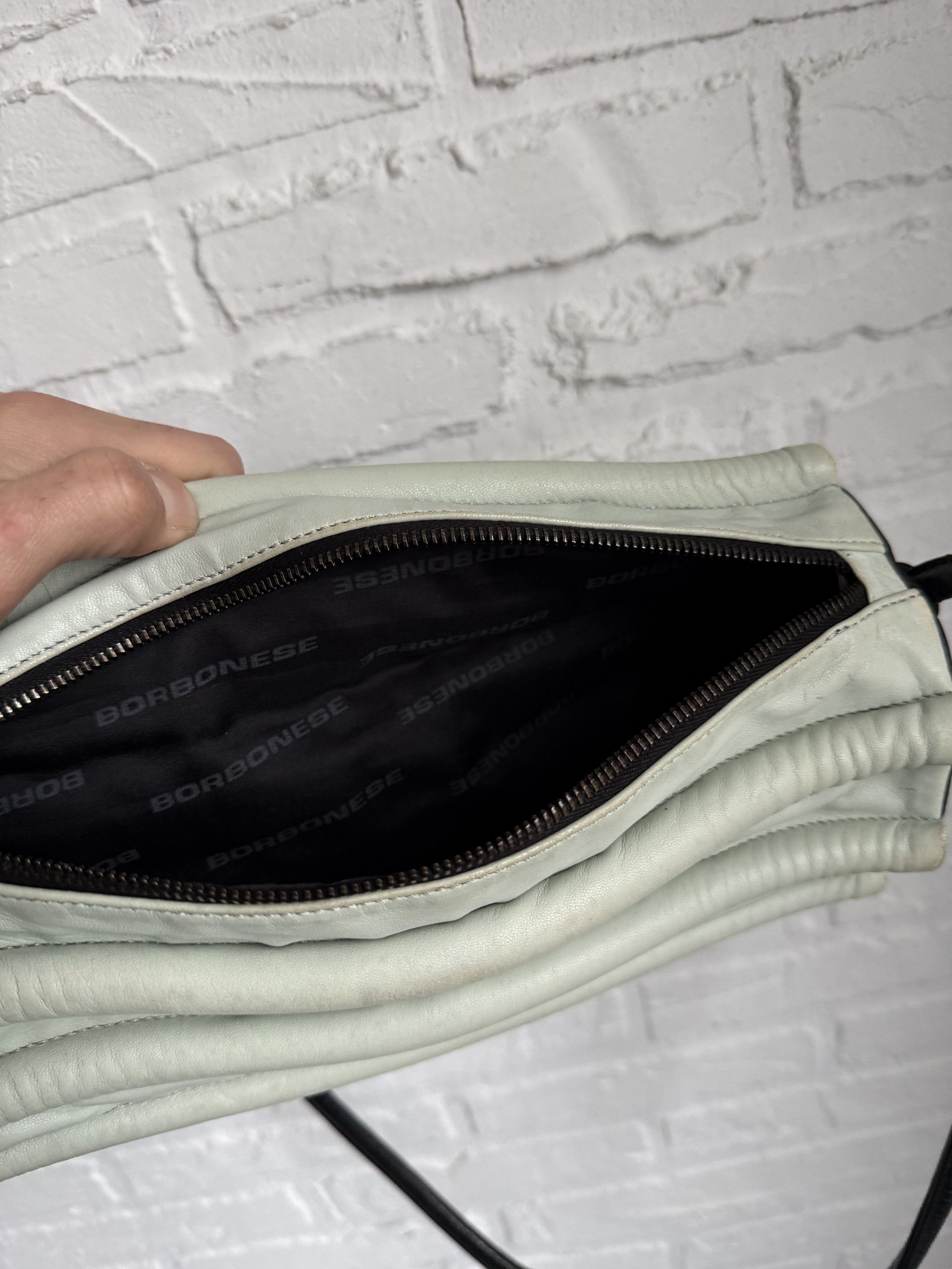 Other RARE Avantgarde Borgonese cylinder tube leather bag Size ONE SIZE - 13 Thumbnail