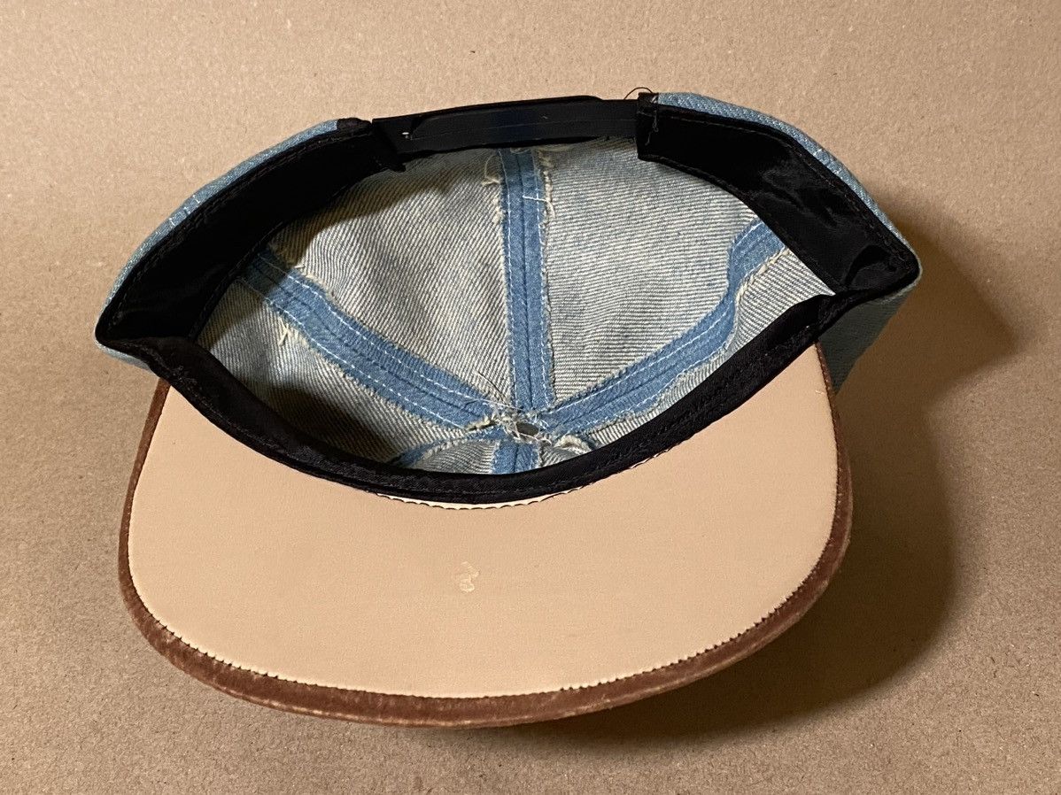 Cross Colours Denim Suede SnapBack w/ Cross Colours logo Size ONE SIZE - 4 Thumbnail
