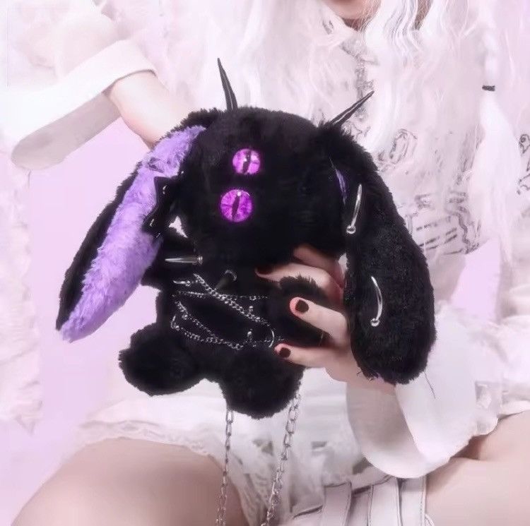 Other Y2K Harajuku Gothic Lolita Furry One-Eyed Rabbit Bag Size ONE SIZE - 2 Thumbnail
