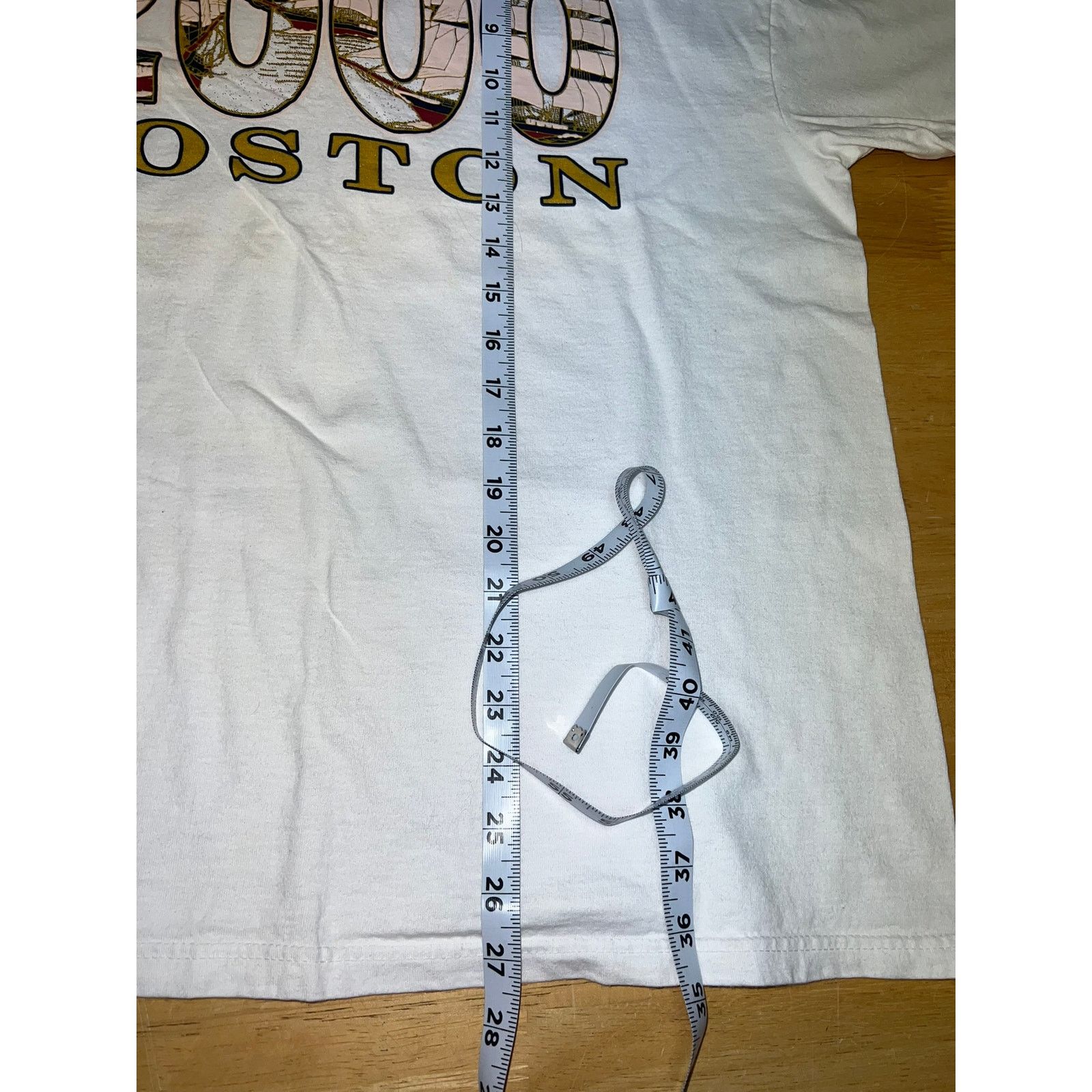 Delta Vintage Boston Shirt 2000 Ship Destination Y2K Mens Large Size US XL / EU 56 / 4 - 7 Thumbnail