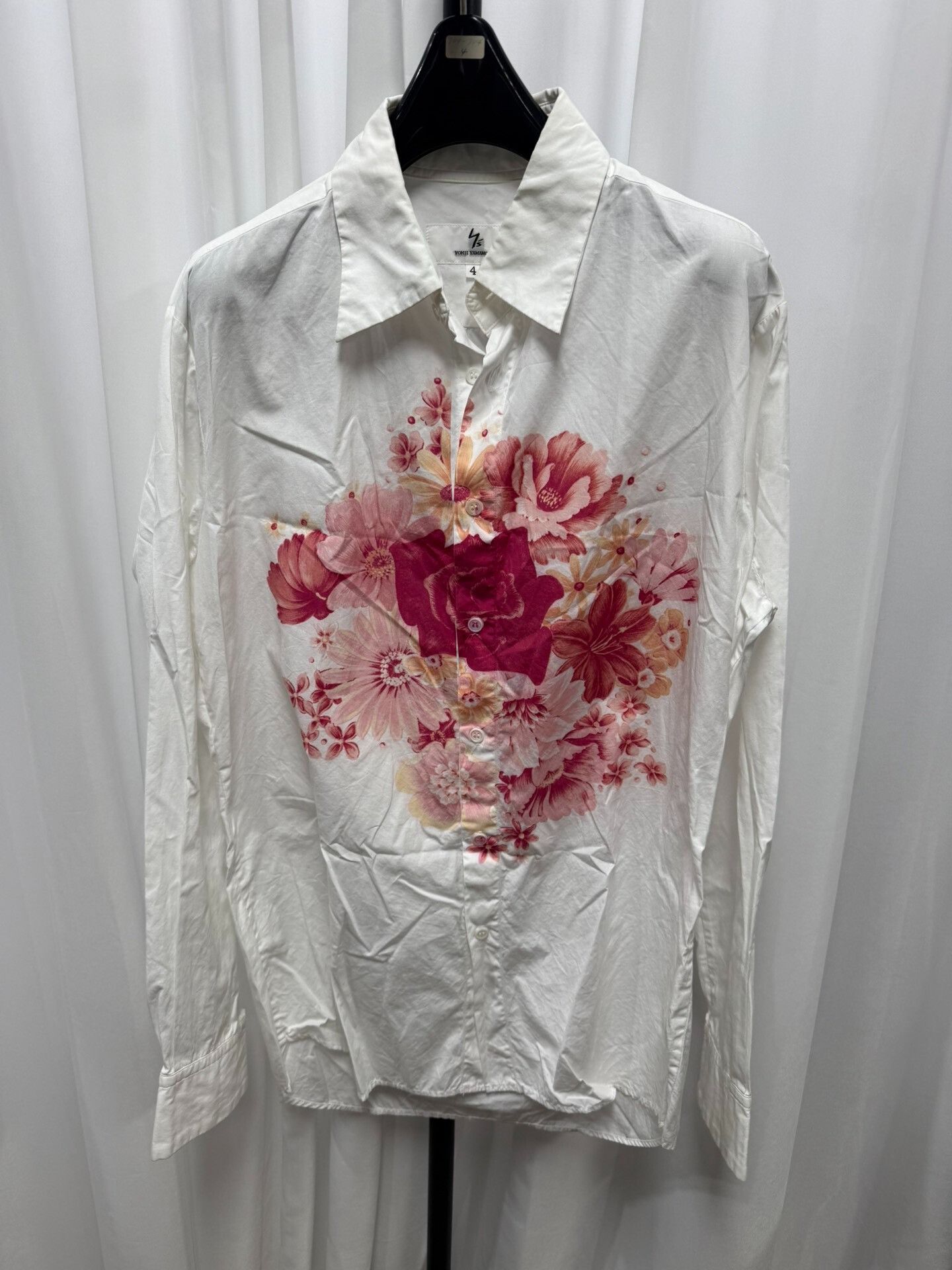 Yohji Yamamoto Yohji Yamamoto 90s Y's Floral Shirt Size US XL / EU 56 / 4 - 1 Thumbnail