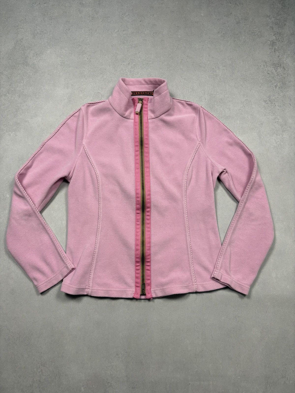 Frauenschuh Frauenschuh Limited Edition Austria Pink Fleece Zip Jacket Size L / US 10 / IT 46 - 1 Thumbnail