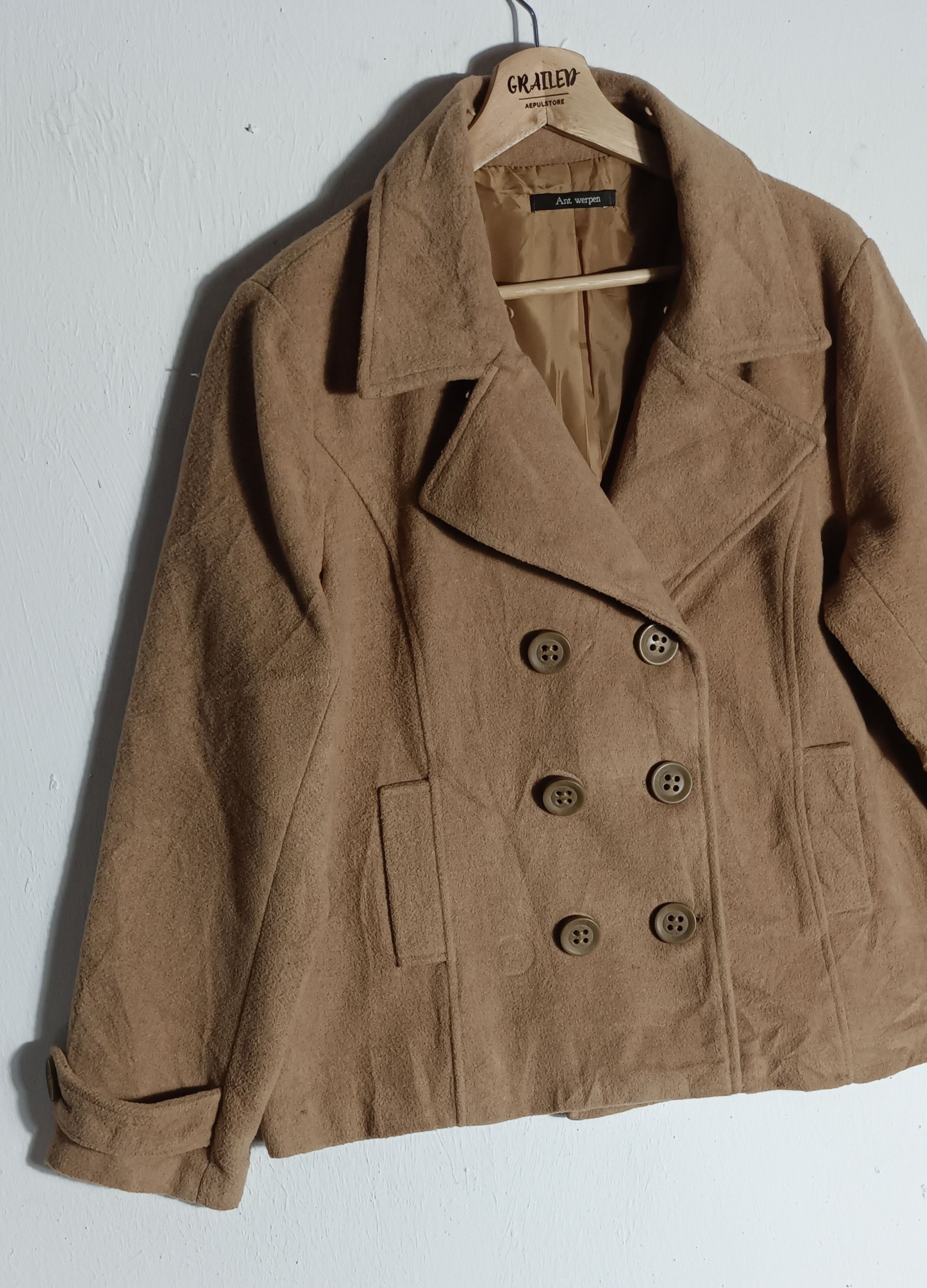 Designer × Japanese Brand Vintage 🔥 Ant Werpen Coat Winter Season Size XL / US 12-14 / IT 48-50 - 4 Thumbnail