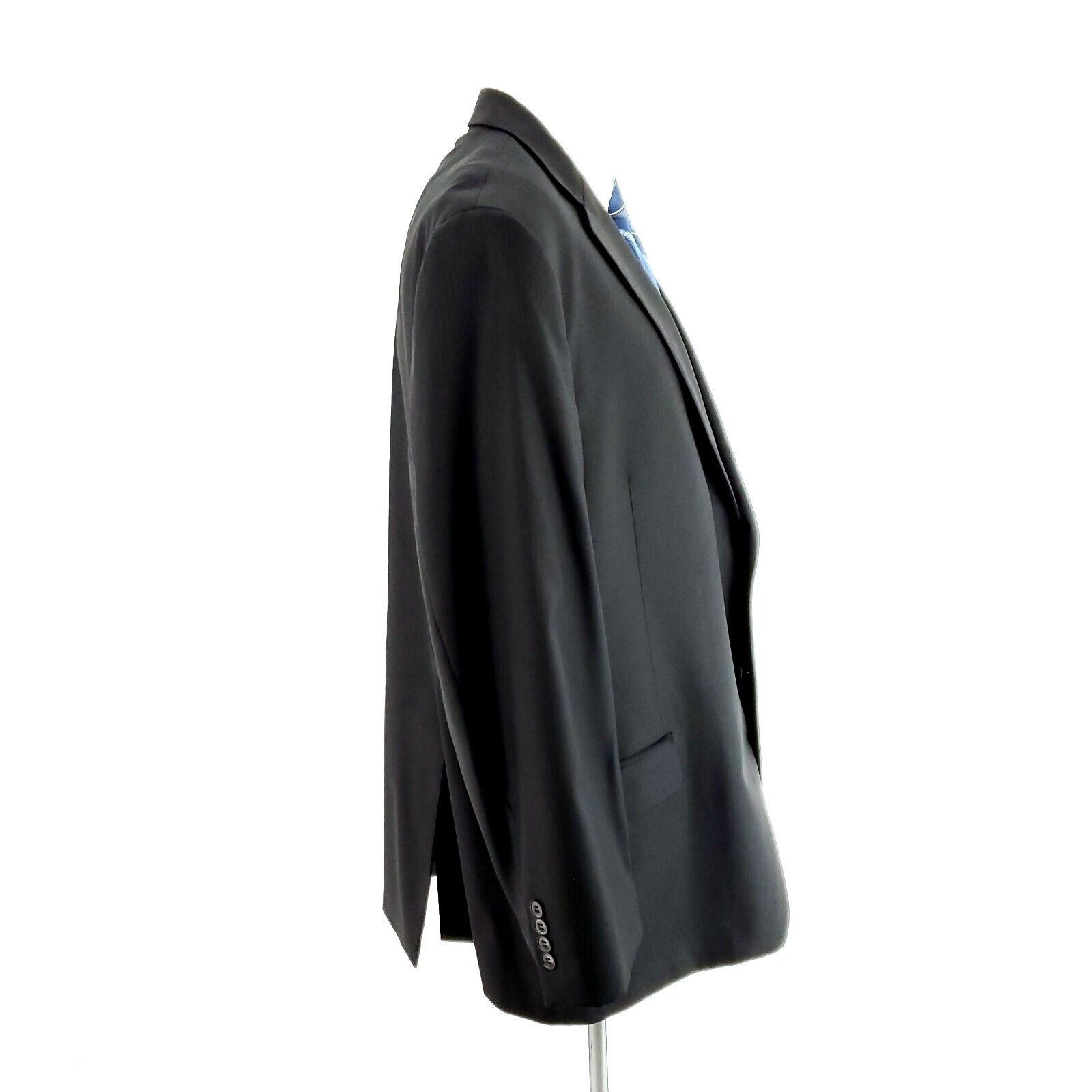 Joseph Abboud Joseph Abboud Vaticana Marlane Super 120s Wool Blazer 48R Bl Size 48R - 6 Thumbnail