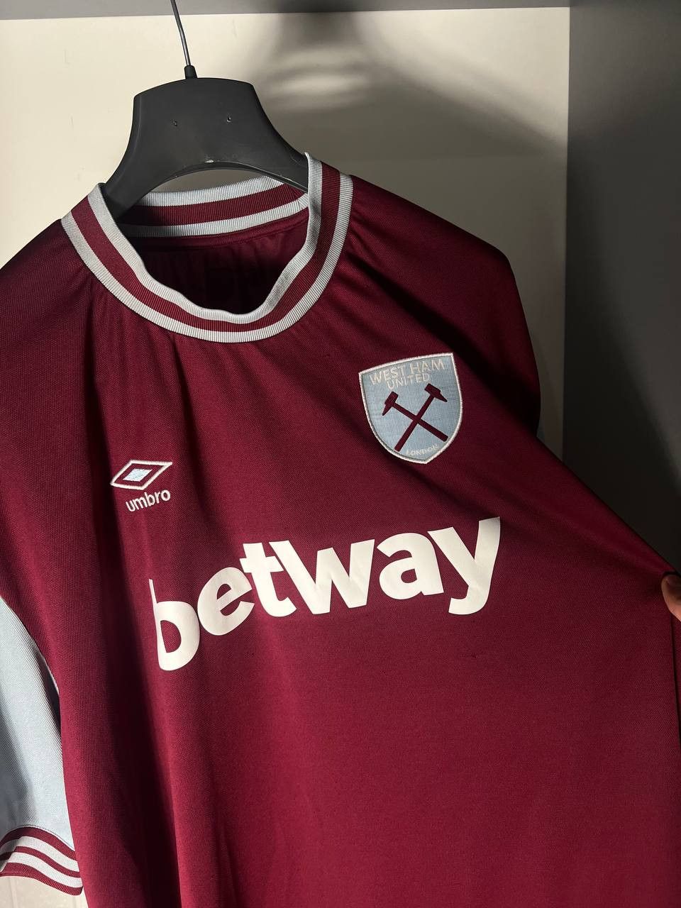Umbro VINTAGE UMBRO FC WEST HAM UNITED ENGLAND SOCCER JERSEY RETRO Size US XXL / EU 58 / 5 - 5 Thumbnail