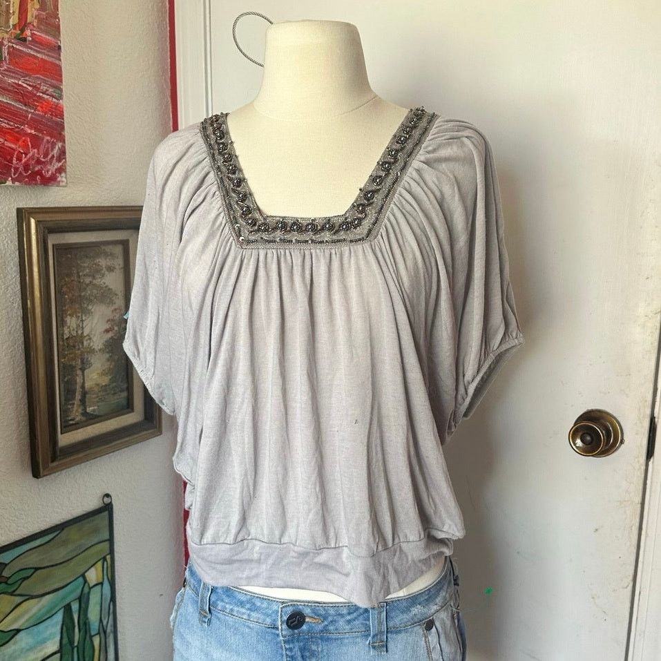 Other jw style grey bohemian wing sleeve shirt Size M / US 6-8 / IT 42-44 - 1 Thumbnail