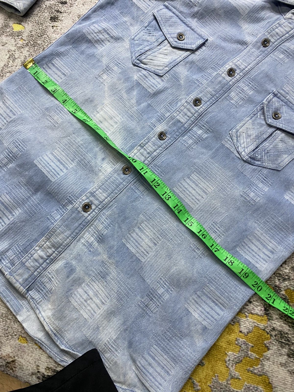 semanticdesign Semantic Design shirt jacket - denim textured patter Size US L / EU 52-54 / 3 - 11 Thumbnail