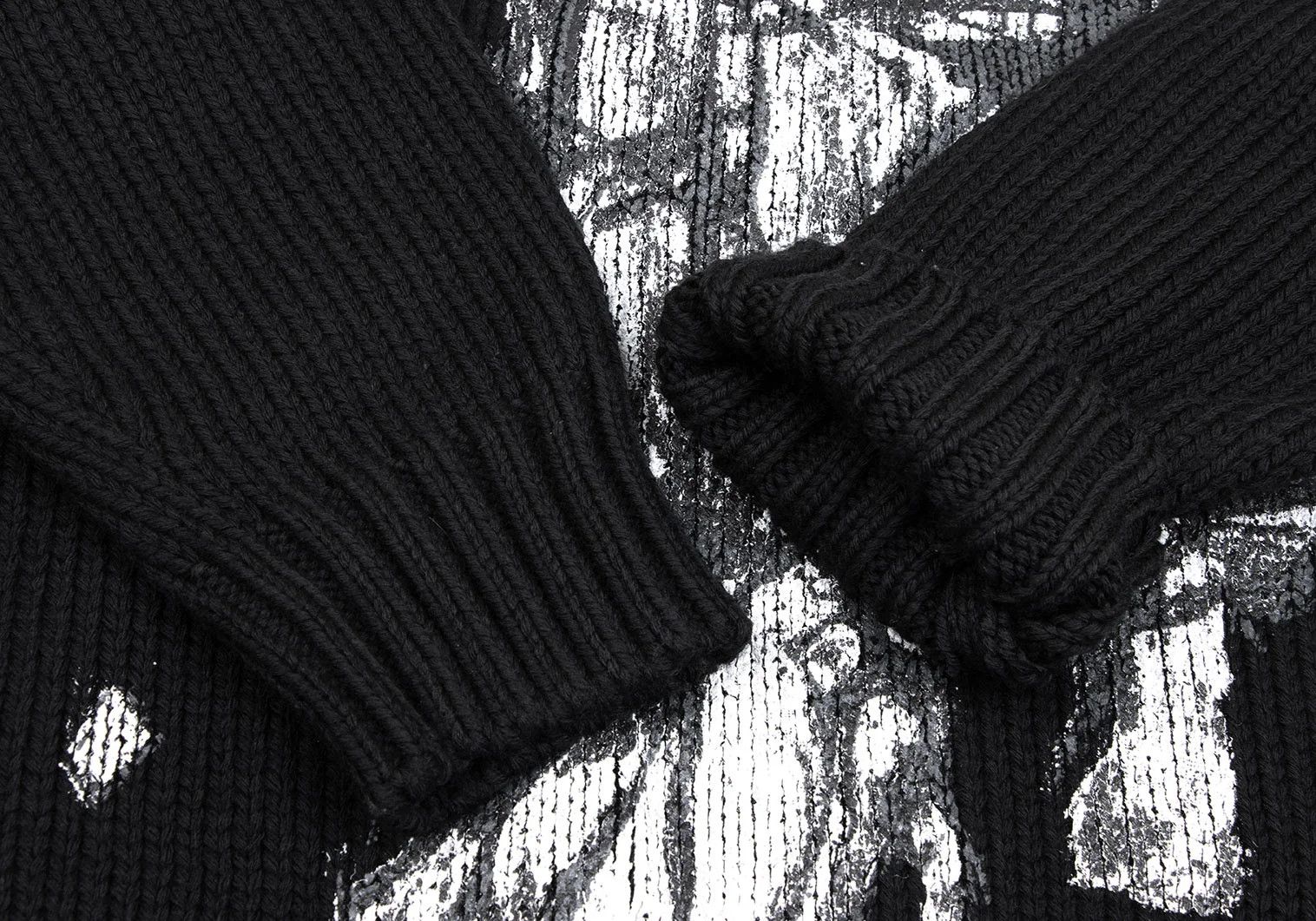 Yohji Yamamoto Yohji Yamamoto Madness Pigment Print Knit Sweater Size US M / EU 48-50 / 2 - 6 Thumbnail