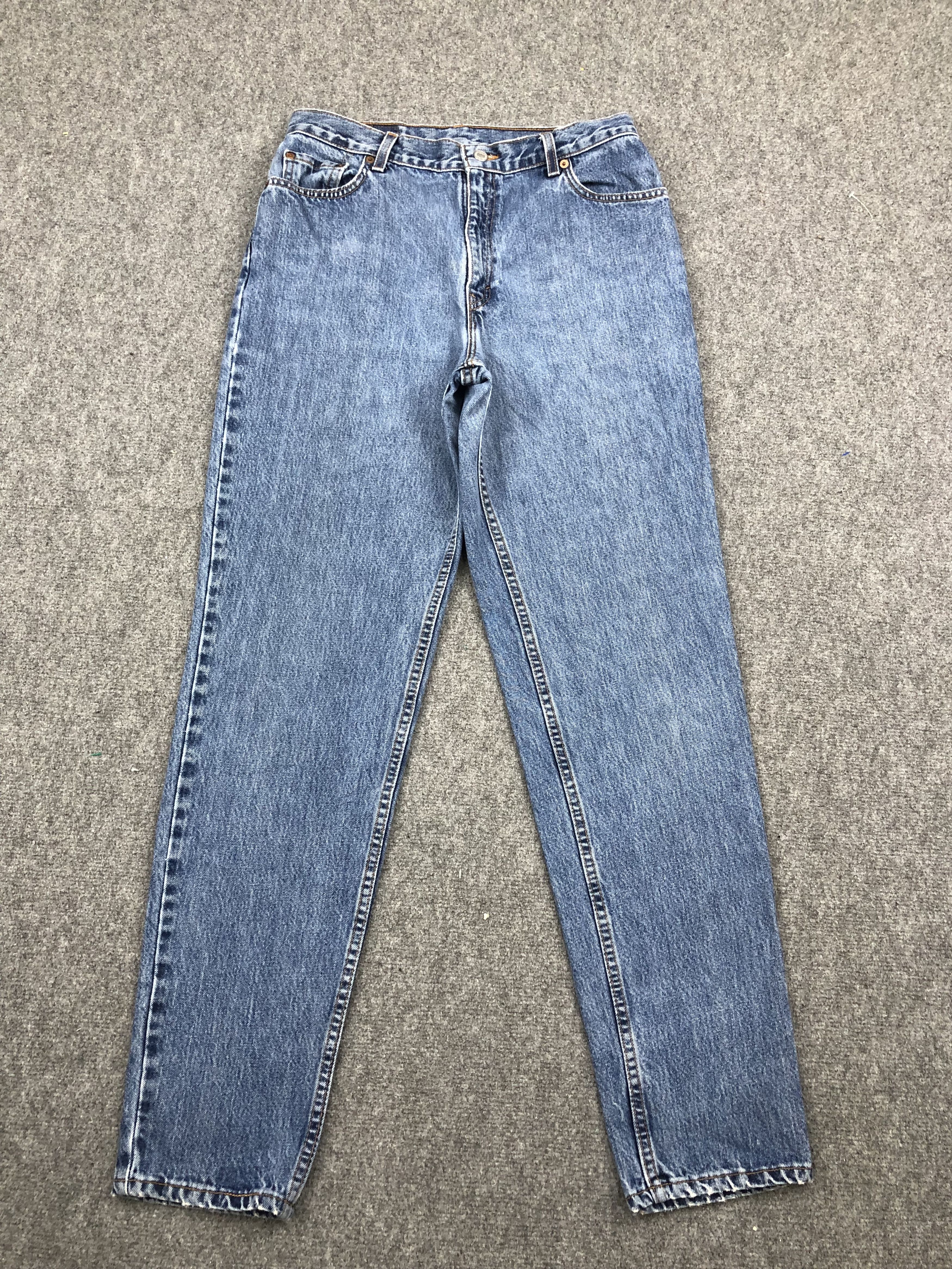 Levi's Vintage 90s Levis 550 Light Blue Jeans DP1682 Size US 31 - 1 Thumbnail