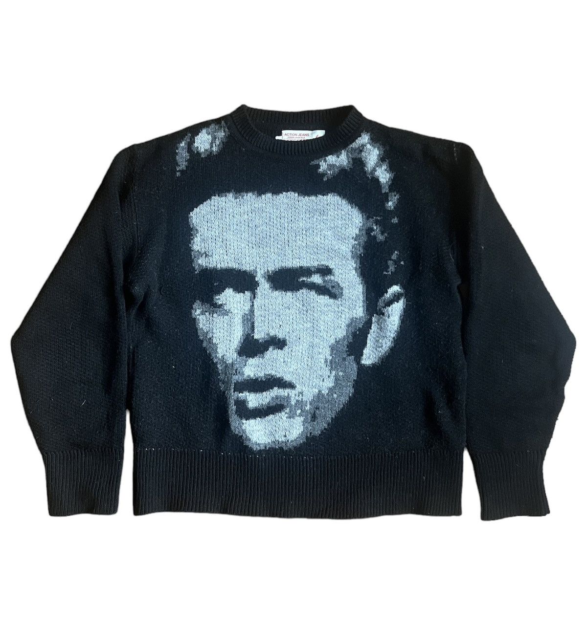 Acne Studios × Vintage 2000’s Acne Action Jeans James Dean Knit Sweatshirt Size US S / EU 44-46 / 1 - 1 Thumbnail