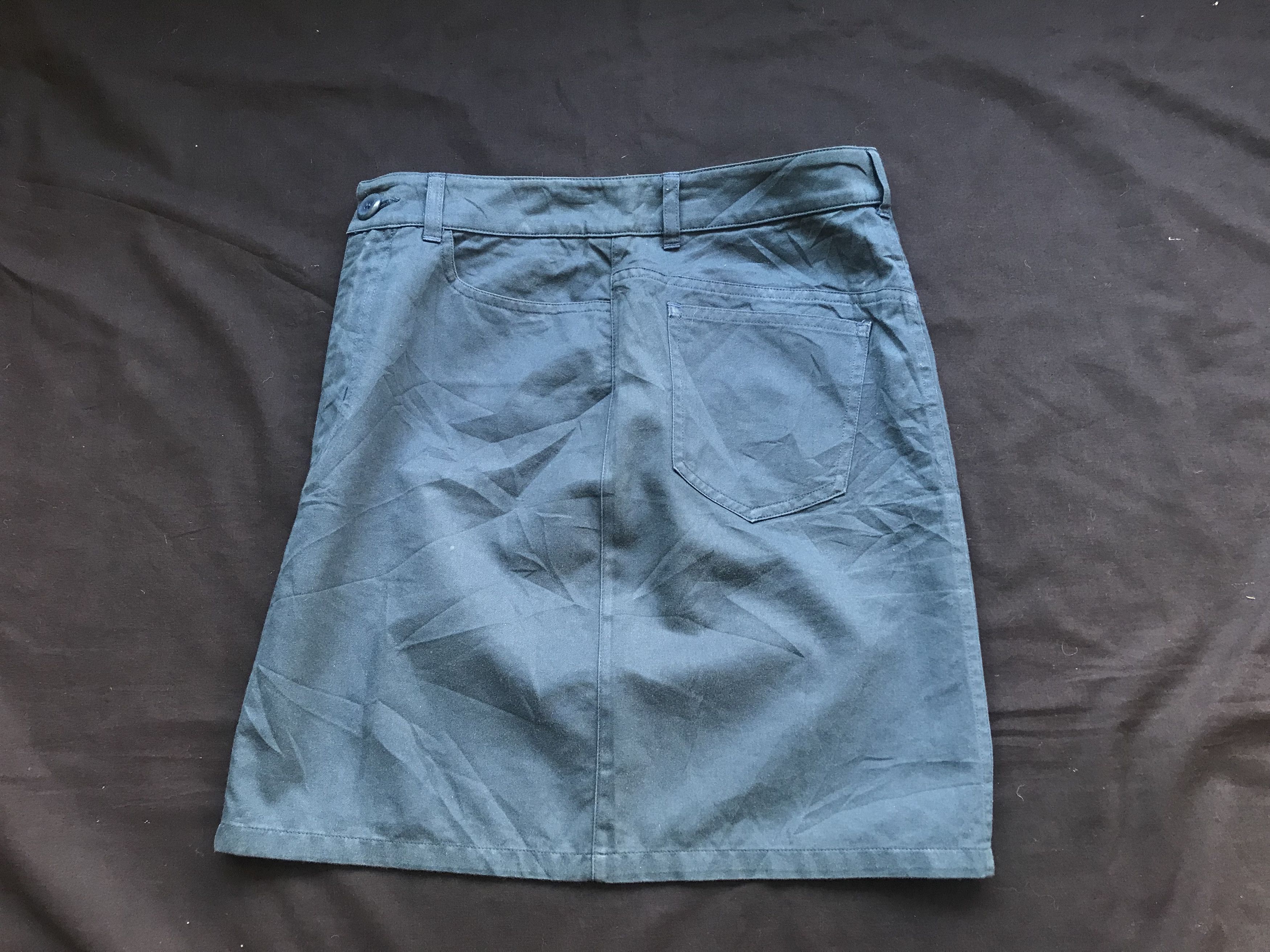 A.P.C. (SK32) APC Navy Blue 5 Pocket Zip Short Skirt Sz XS Size 27" / US 4 / IT 40 - 5 Thumbnail