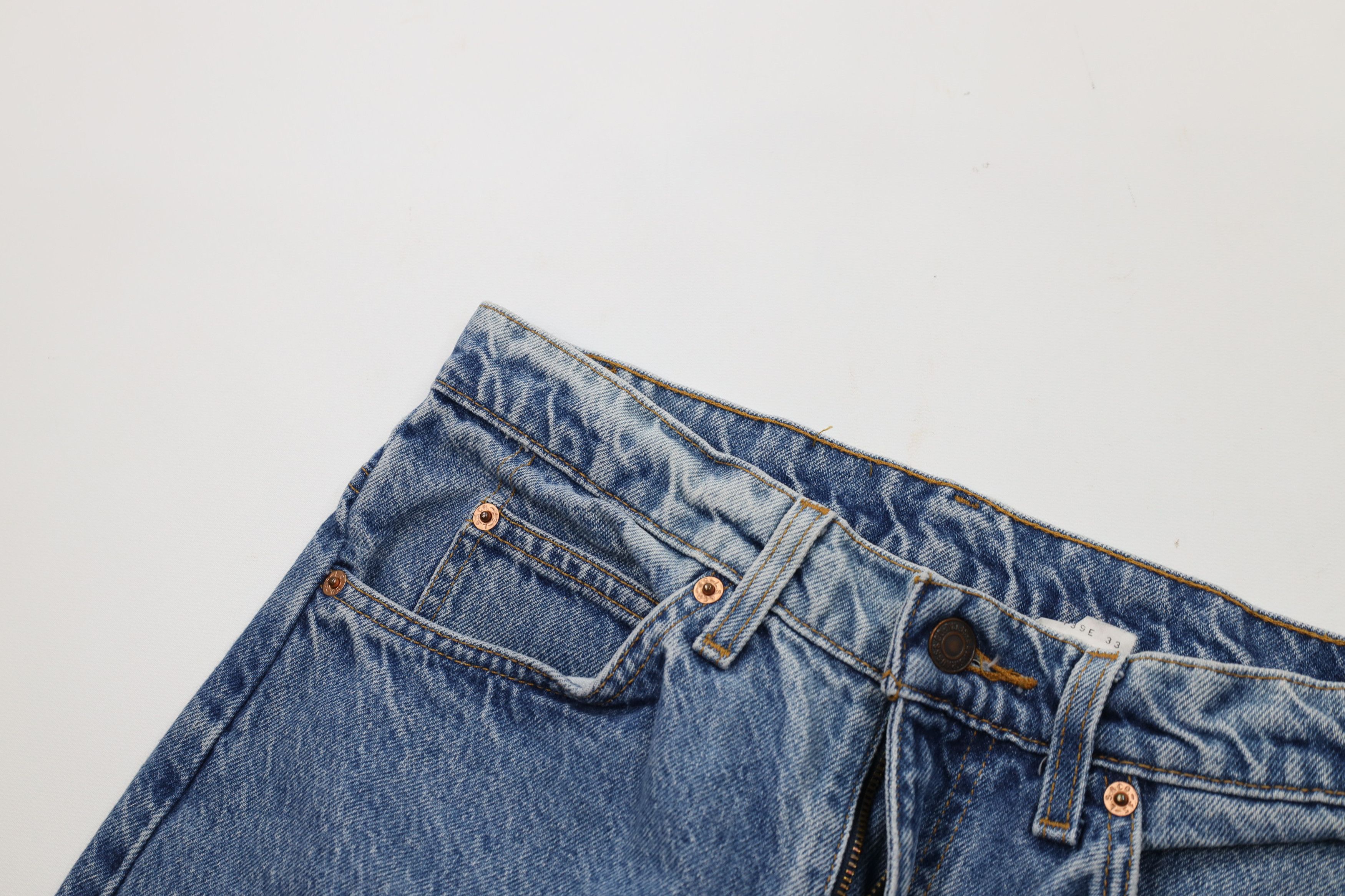 Levi's Vintage 90s Levis 505 Orange Tab Regular Straight Leg Jeans Size US 30 / EU 46 - 7 Thumbnail