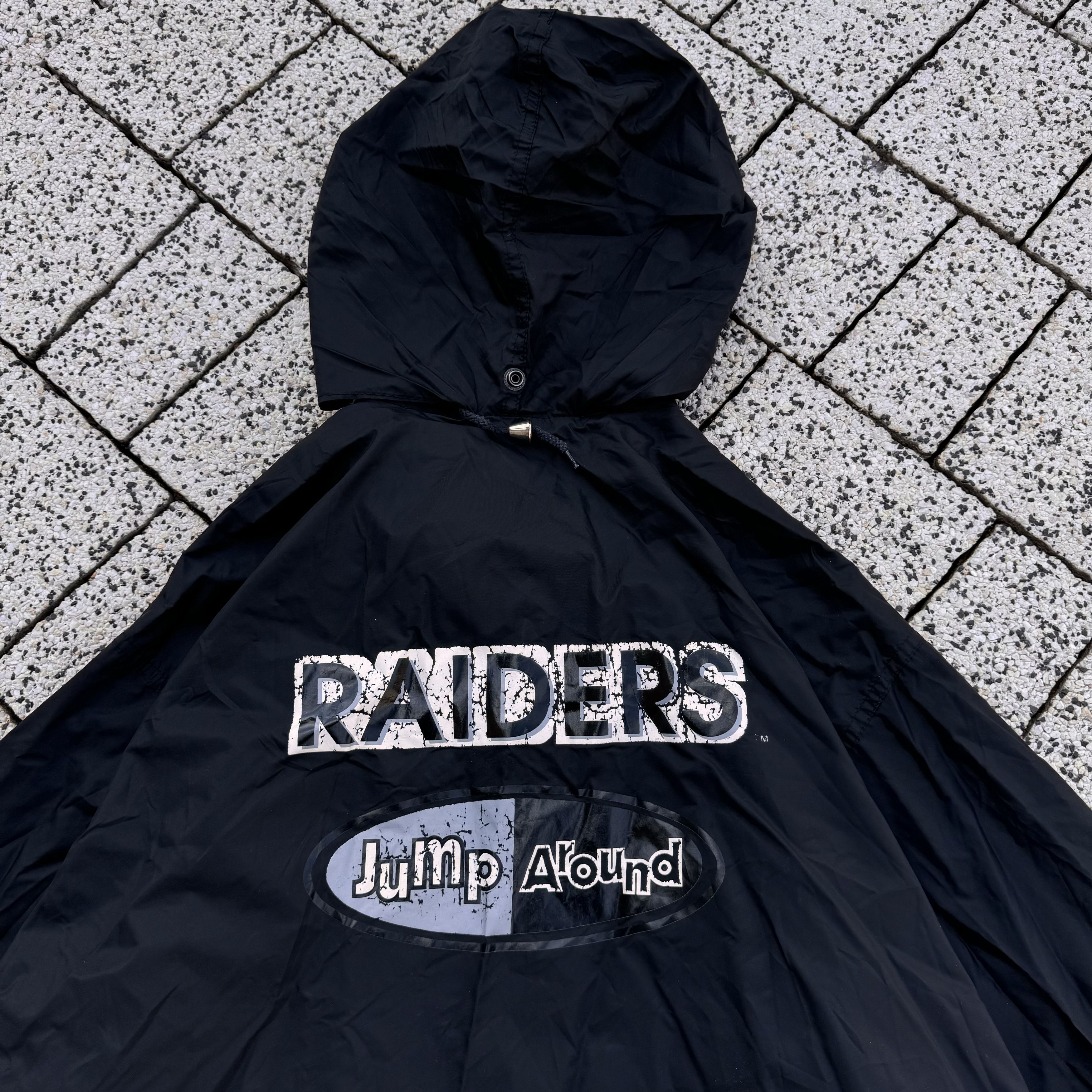 NFL × Vintage RARE RAIDERS NFL NYLON JUMP AROUND JACKET CAMPRI Size US M / EU 48-50 / 2 - 11 Thumbnail