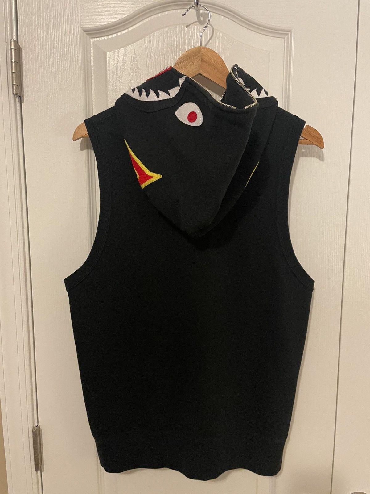 Bape PONR Shark Sleeveless Hoodie Size US M / EU 48-50 / 2 - 10 Thumbnail