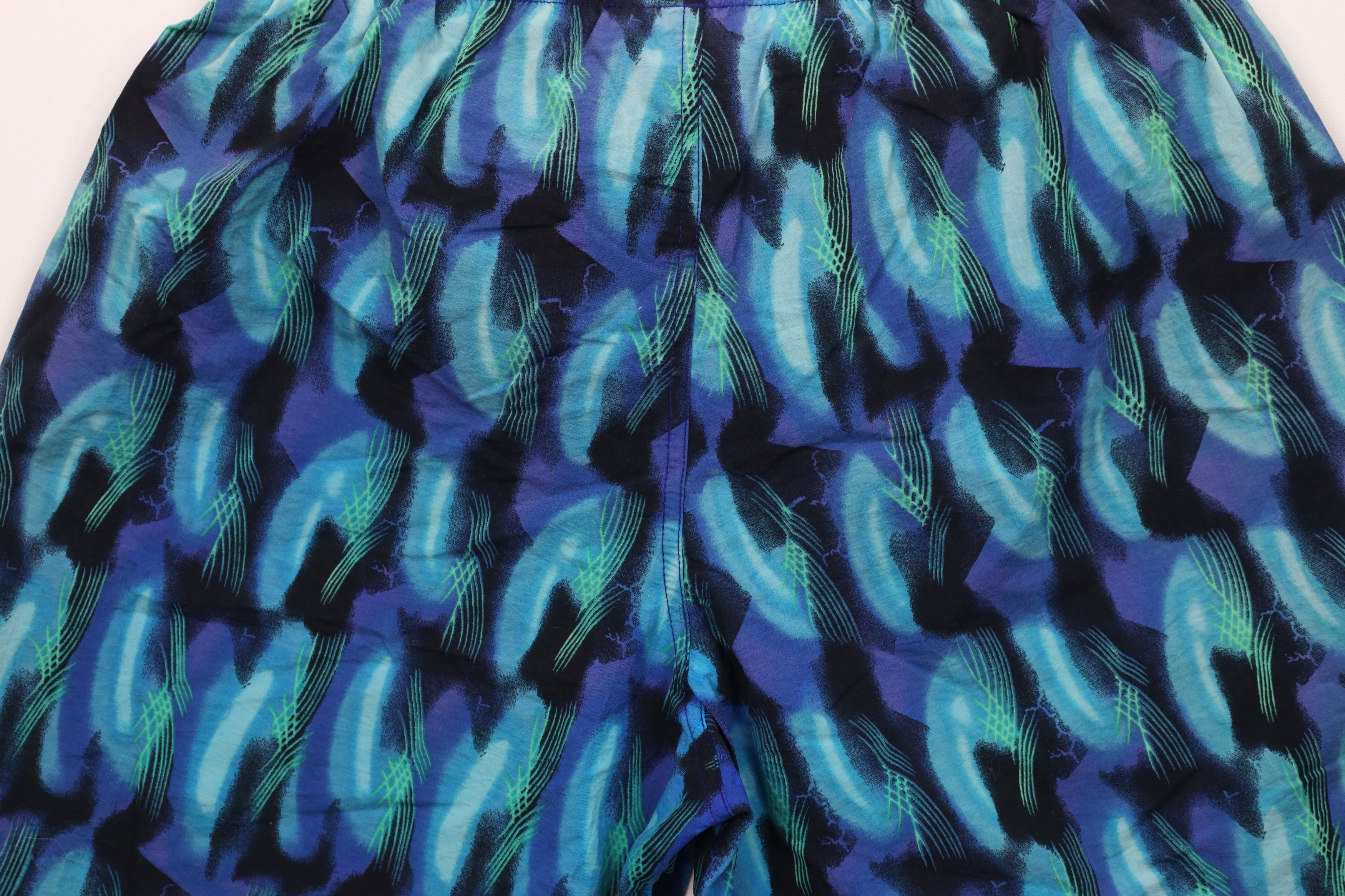 Speedo × Vintage Vintage 90s Speedo Spell Abstract Lined Shorts Swim Trunks Size US 32 / EU 48 - 12 Thumbnail