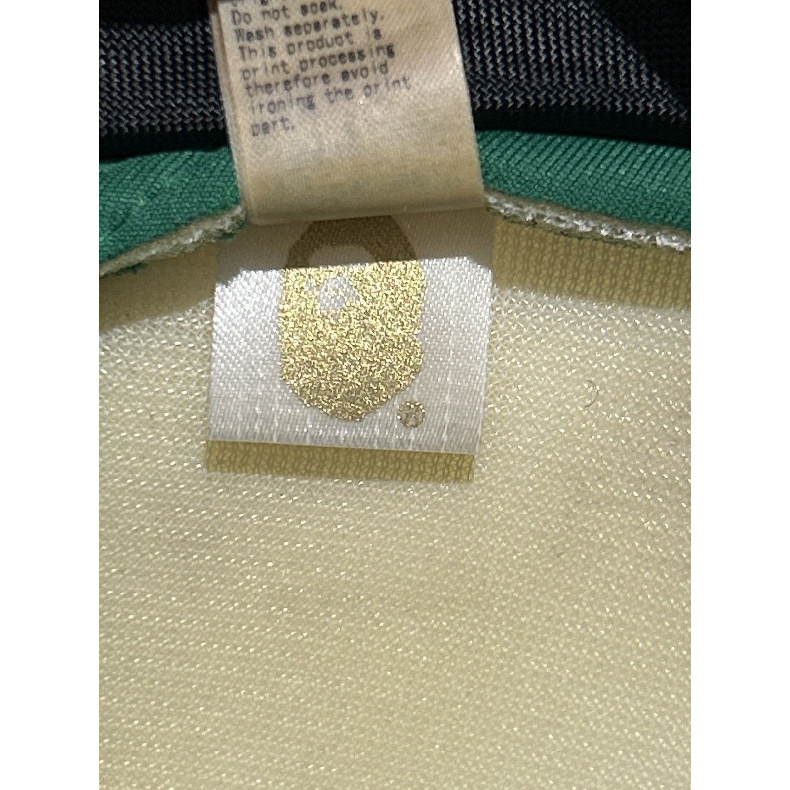 Bape A BATHING APE COLLEGE MESH TRUCKER CAP GREEN PREOWNED Size ONE SIZE - 5 Thumbnail