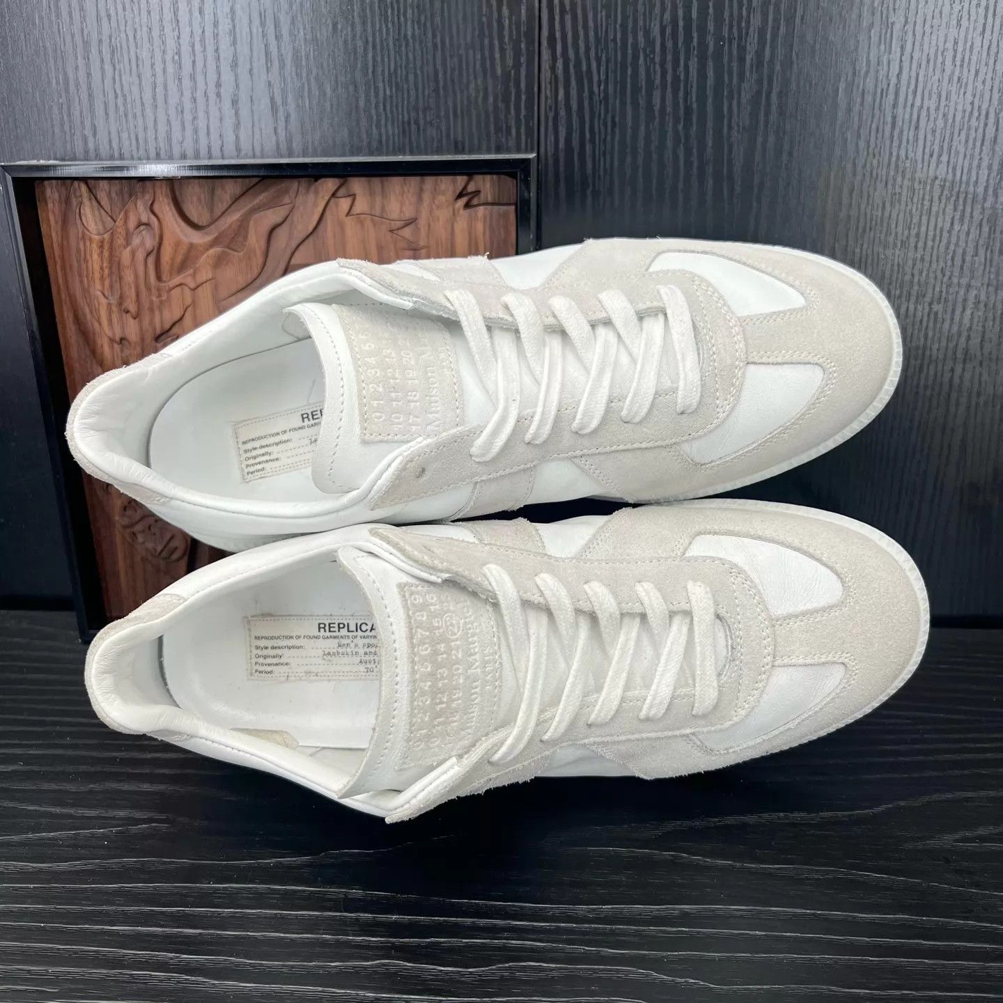 Maison Margiela MM6 Like New White German Trainer Size 41 With Box Size US 8 / EU 41 - 5 Thumbnail